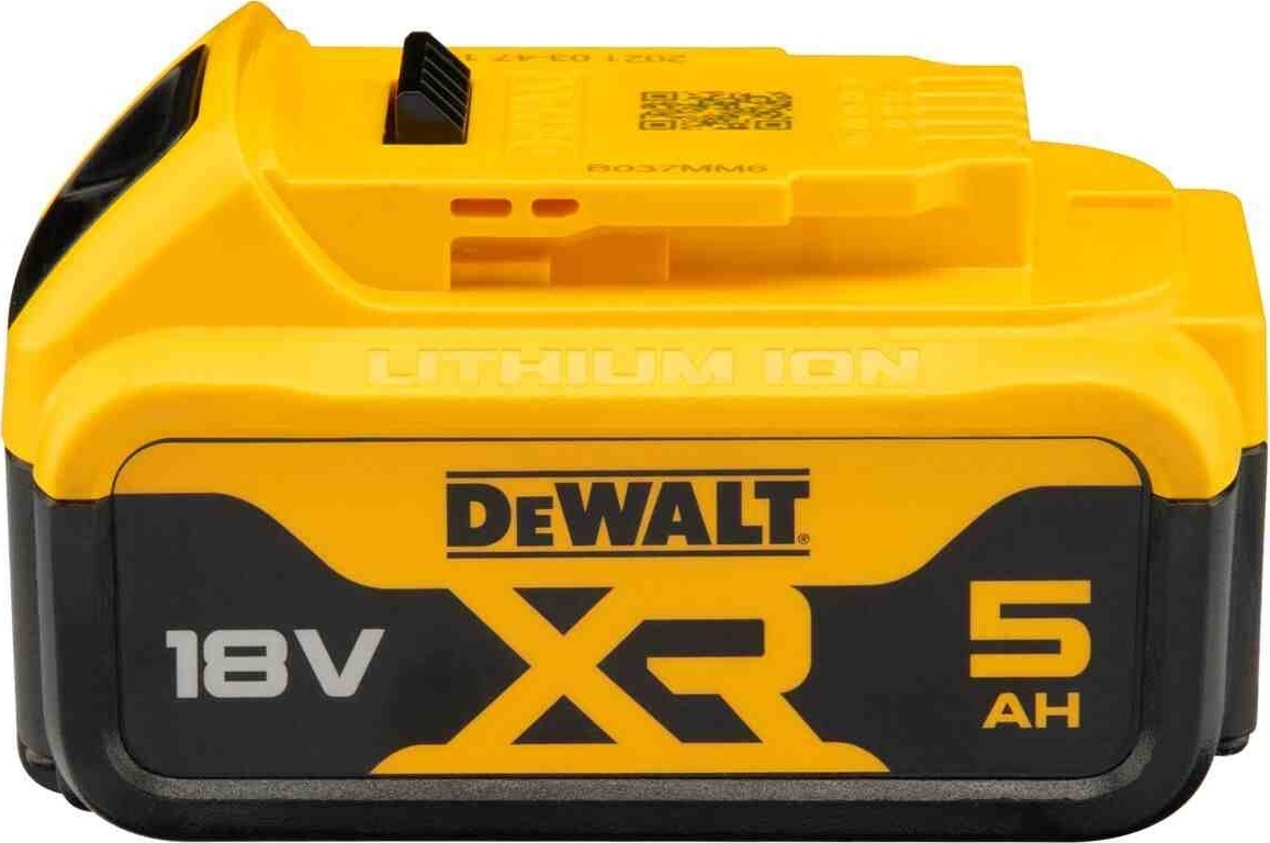 Аккумулятор DeWalt 18В XR Li-lon 5А·час 0.65кг (DCB184_N394624) фото 