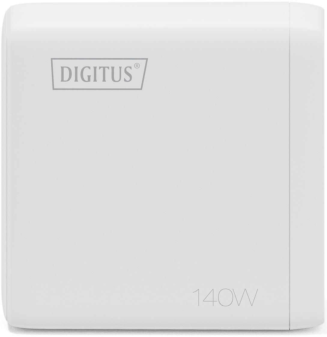 Зарядний пристрій DIGITUS GaN 3хUSB-C 1хUSB-A 140W (DA-10305)фото
