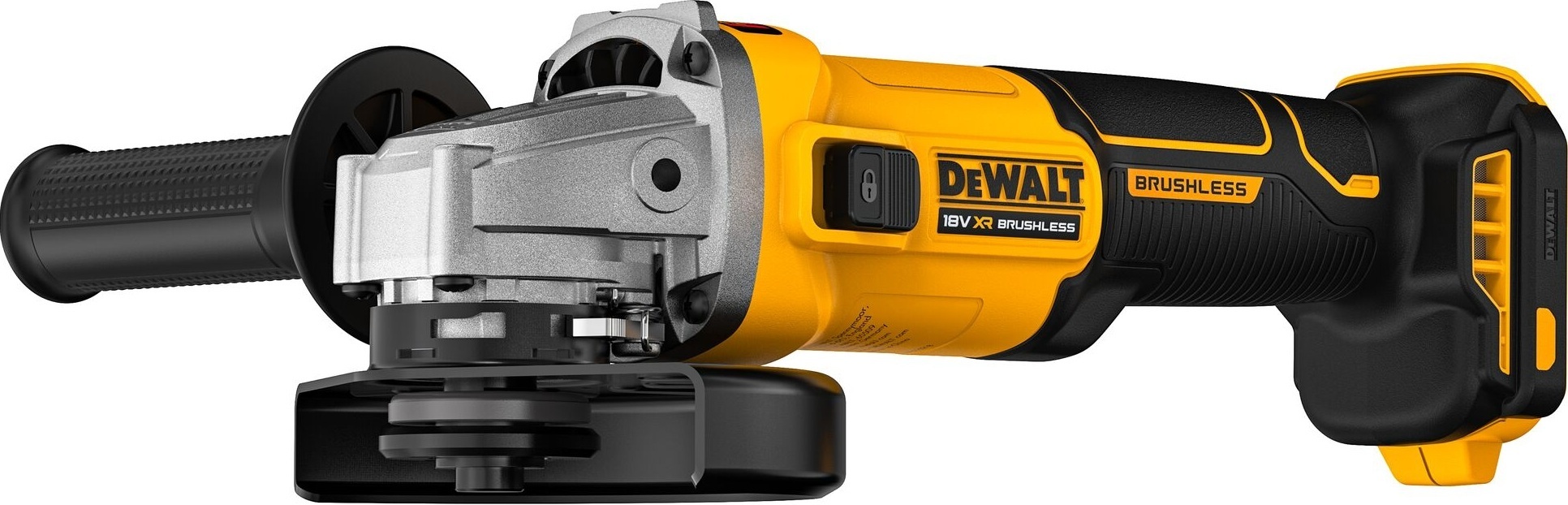 Шлифмашина угловая аккумуляторная DeWALT XR Li-lon 18В (без АКБ и ЗУ), (DCG407NT) фото 