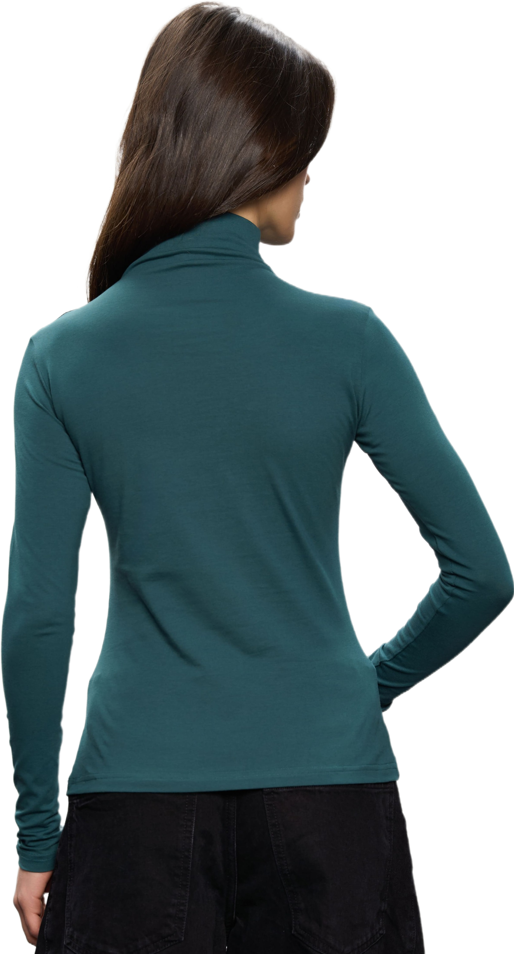 Водолазка женская Roza 240402 XS сине-зеленая фото 