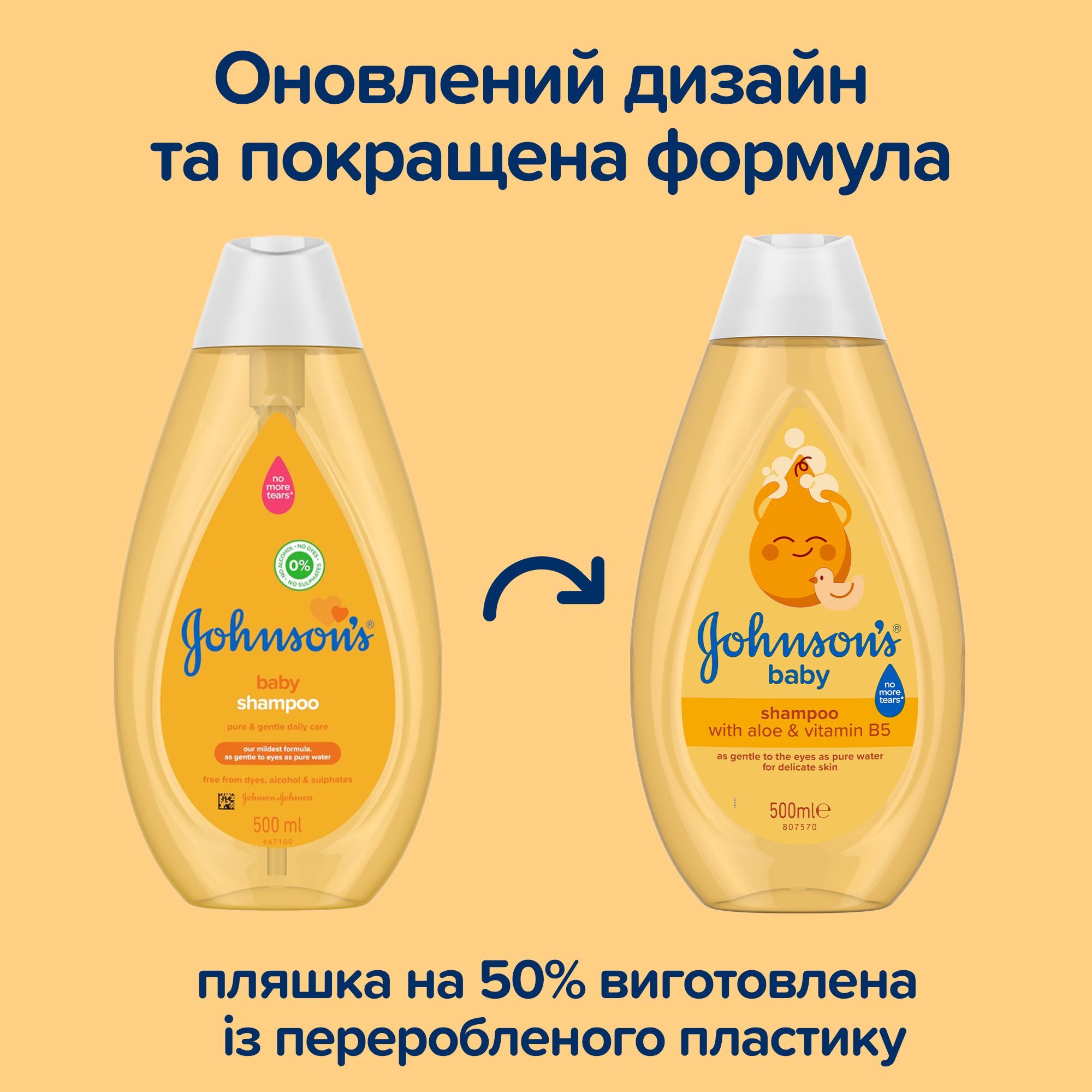 Шампунь для волос Johnson's baby для детей 500 мл фото 