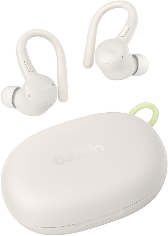 Навушники Belkin Soundform ActiveFit True Wireless Sand (AUC016HQCR)фото