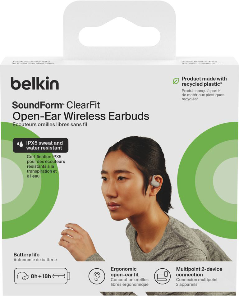 Навушники Belkin Soundform ClearFit True Wireless Sand (AUC013CTSA)фото