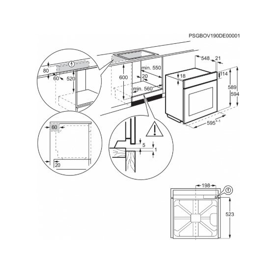 Духовой шкаф Electrolux EOE8P39H фото 
