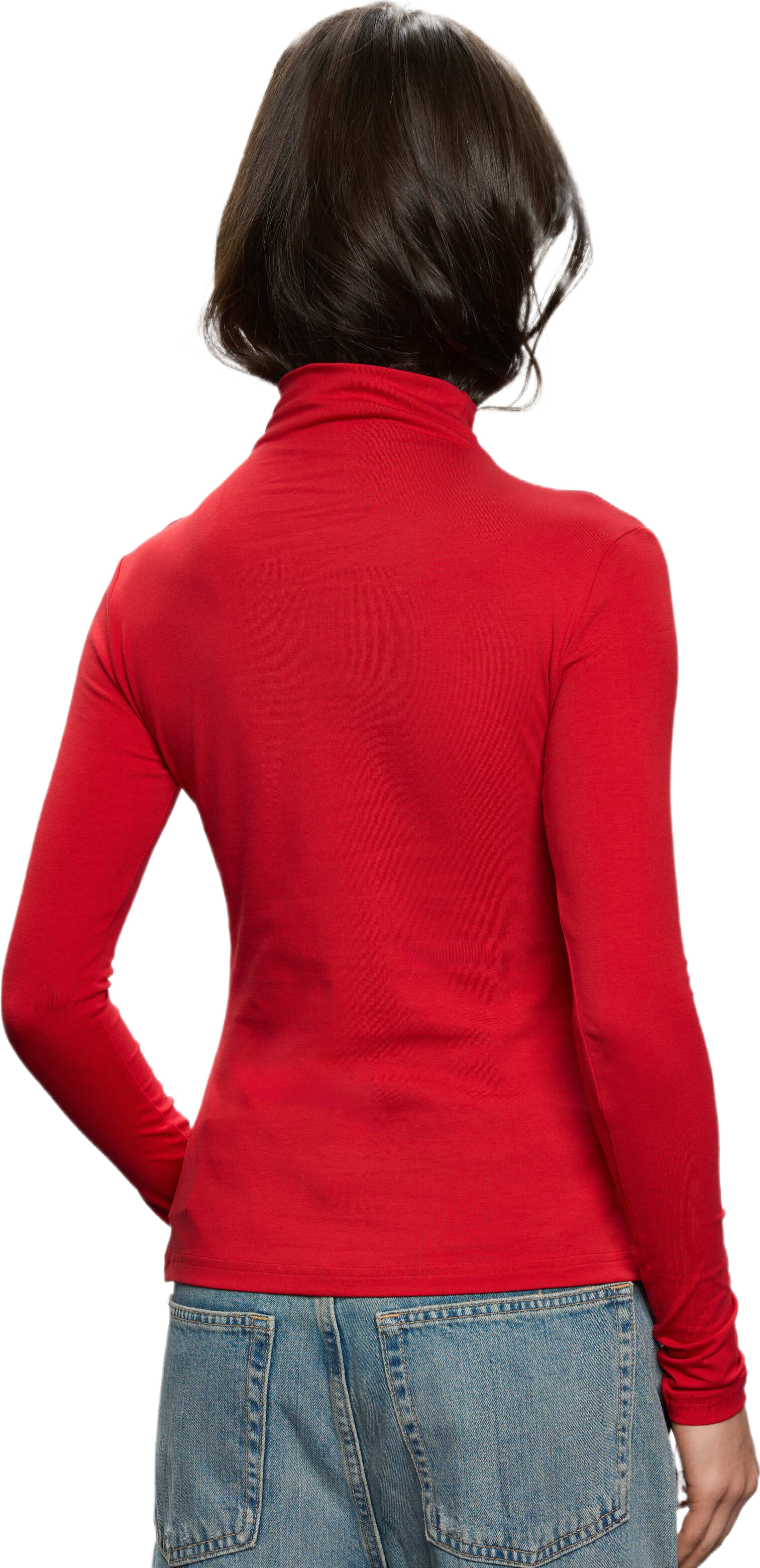 Водолазка женская Roza 240402 XL красная фото 