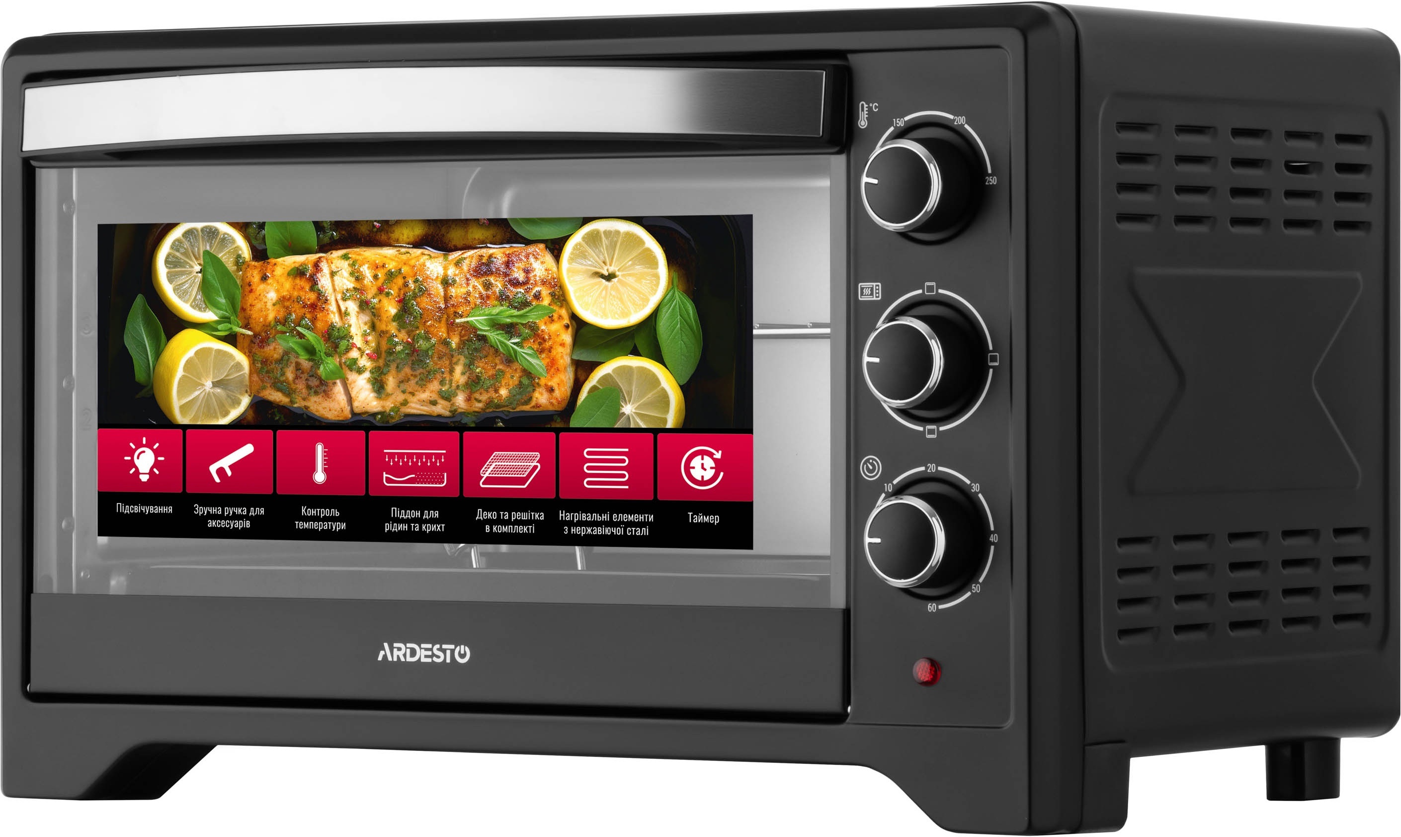 Комплект Электрическая печь ARDESTO MO-T33B + распылитель + форма для выпечки фото 