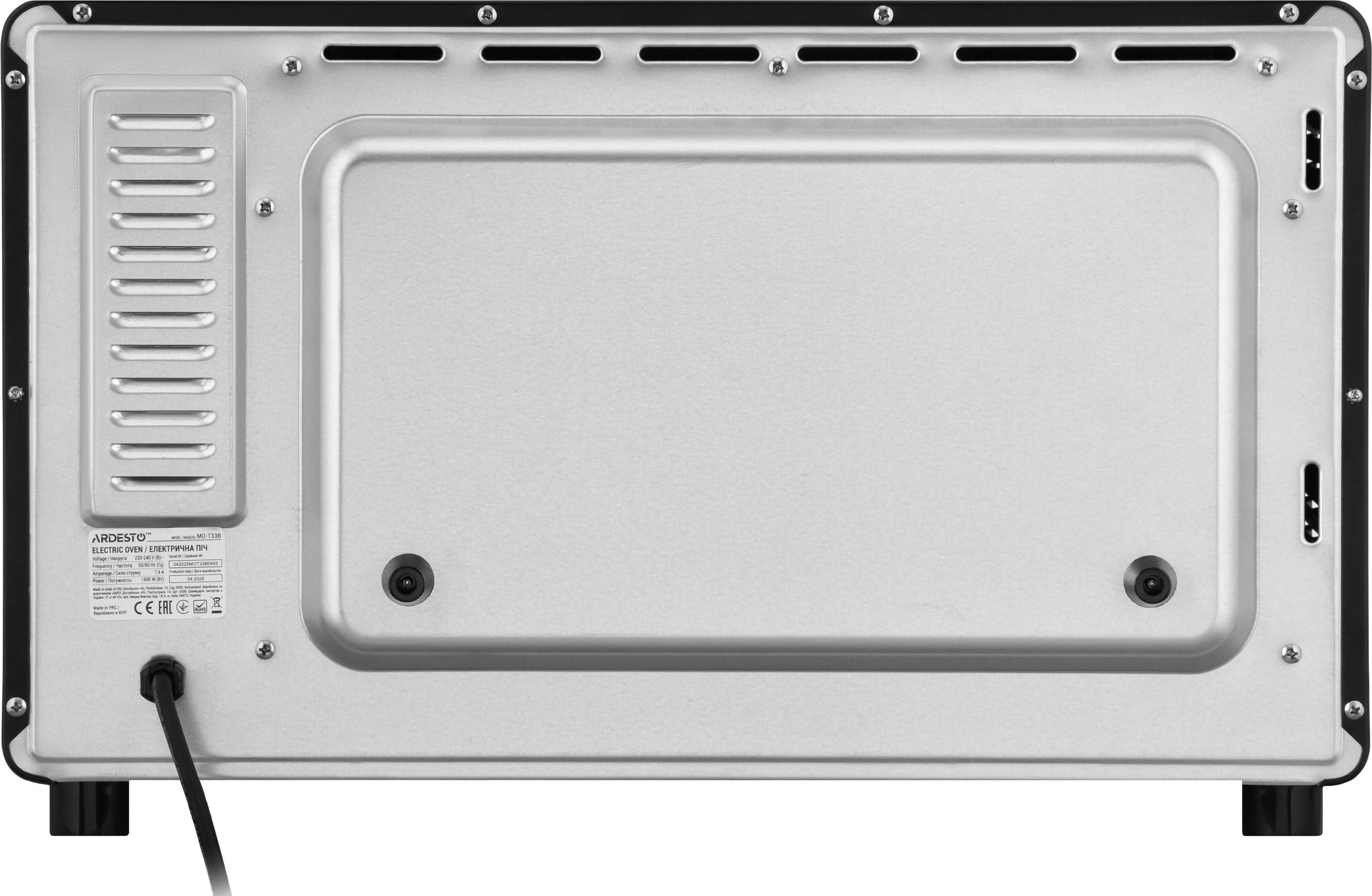 Комплект Электрическая печь ARDESTO MO-T33B + распылитель + форма для выпечки фото 