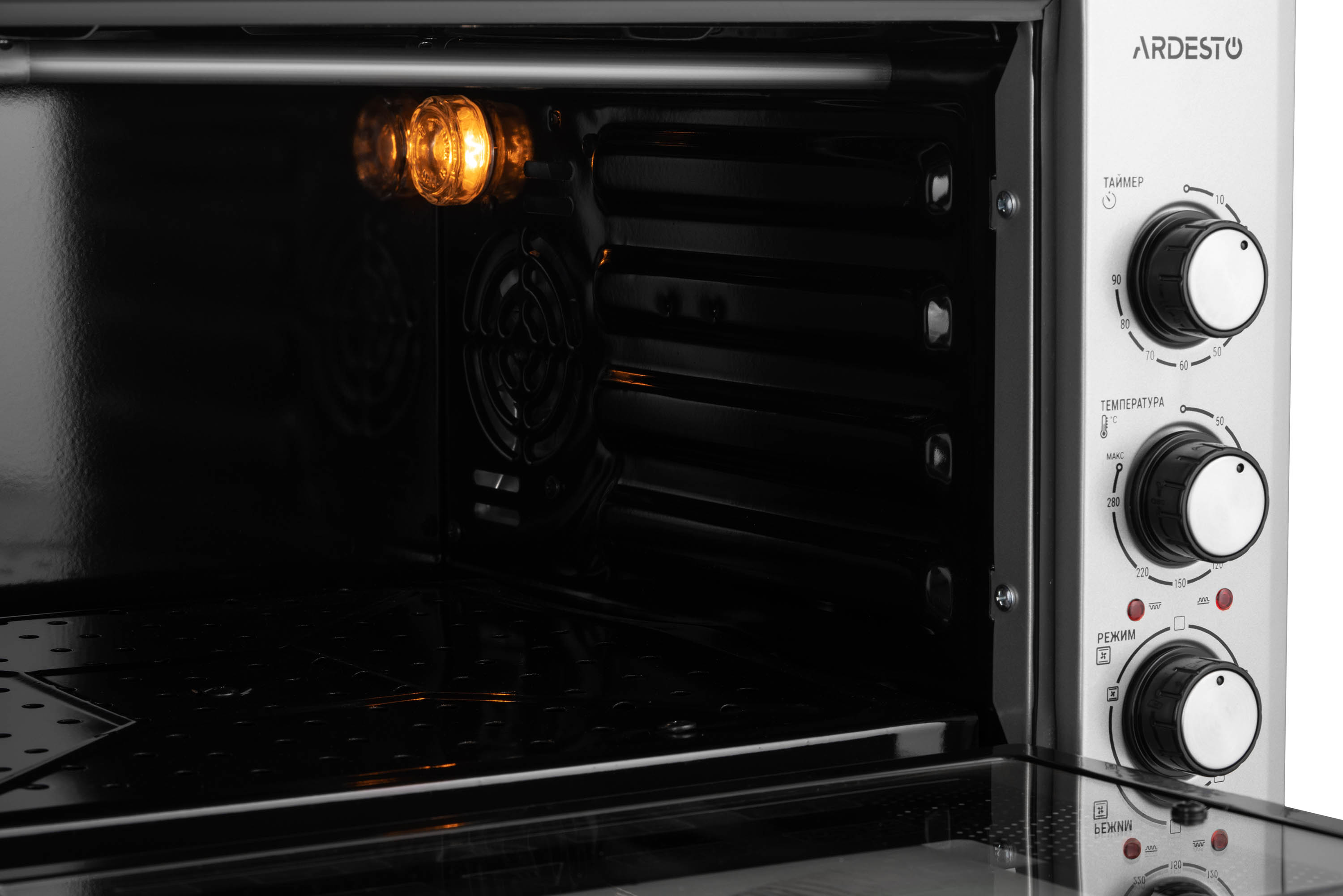 Комплект Електрична піч ARDESTO MEO-S40FGG + розпилювач + форма для випічкифото