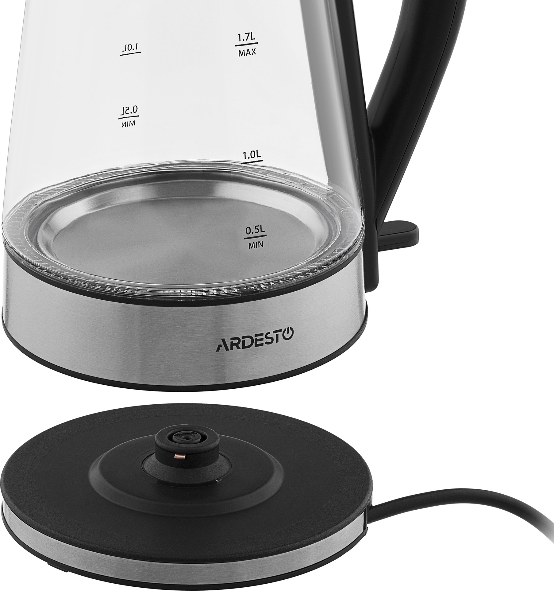 Комплект Электрочайник ARDESTO EKL-F110 + Набор чашек ARDESTO AR2625BA фото 