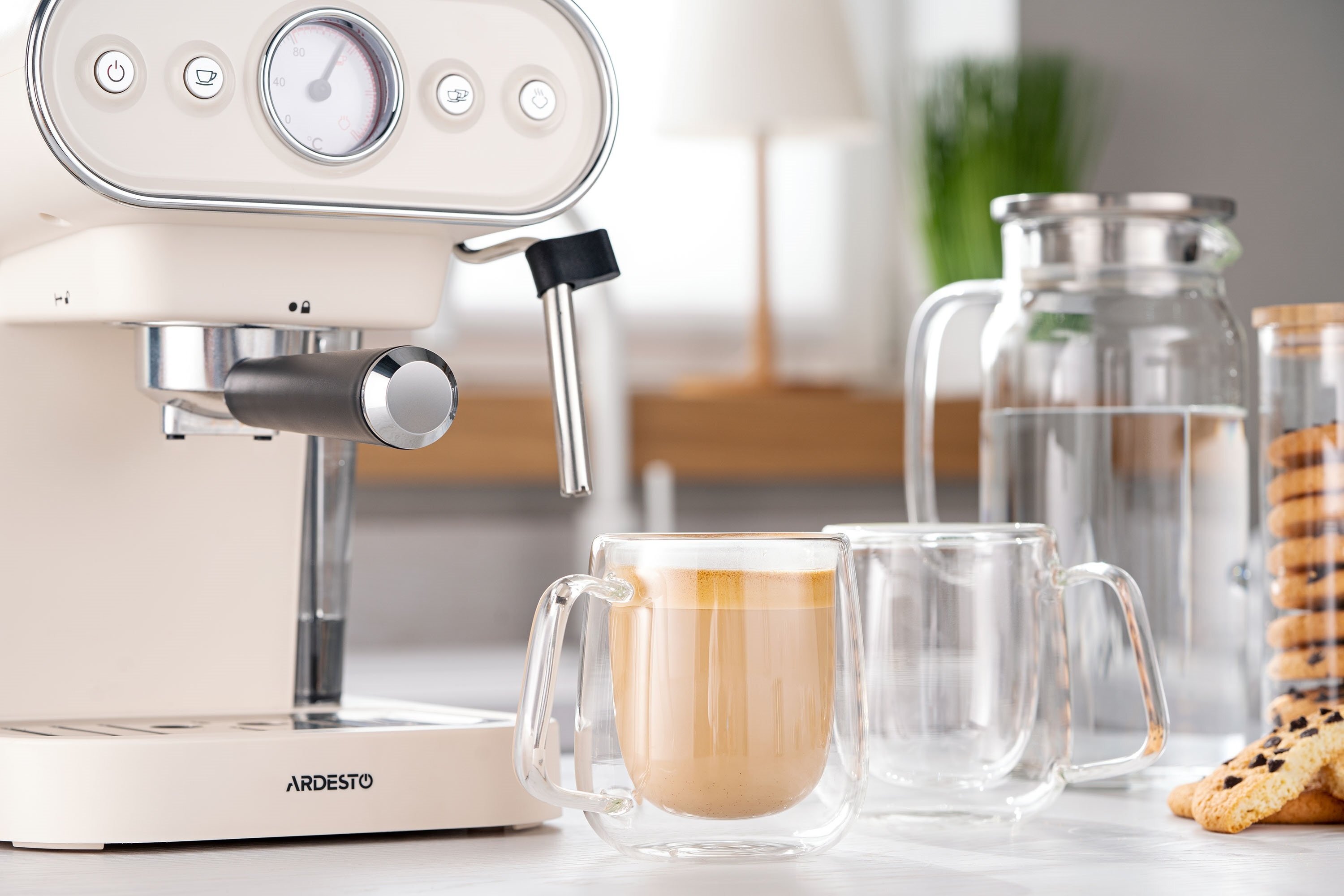 Комплект Електрочайник Electrolux E3K1-3ST + Набір чашок з ручками ARDESTO AR2625GHPфото