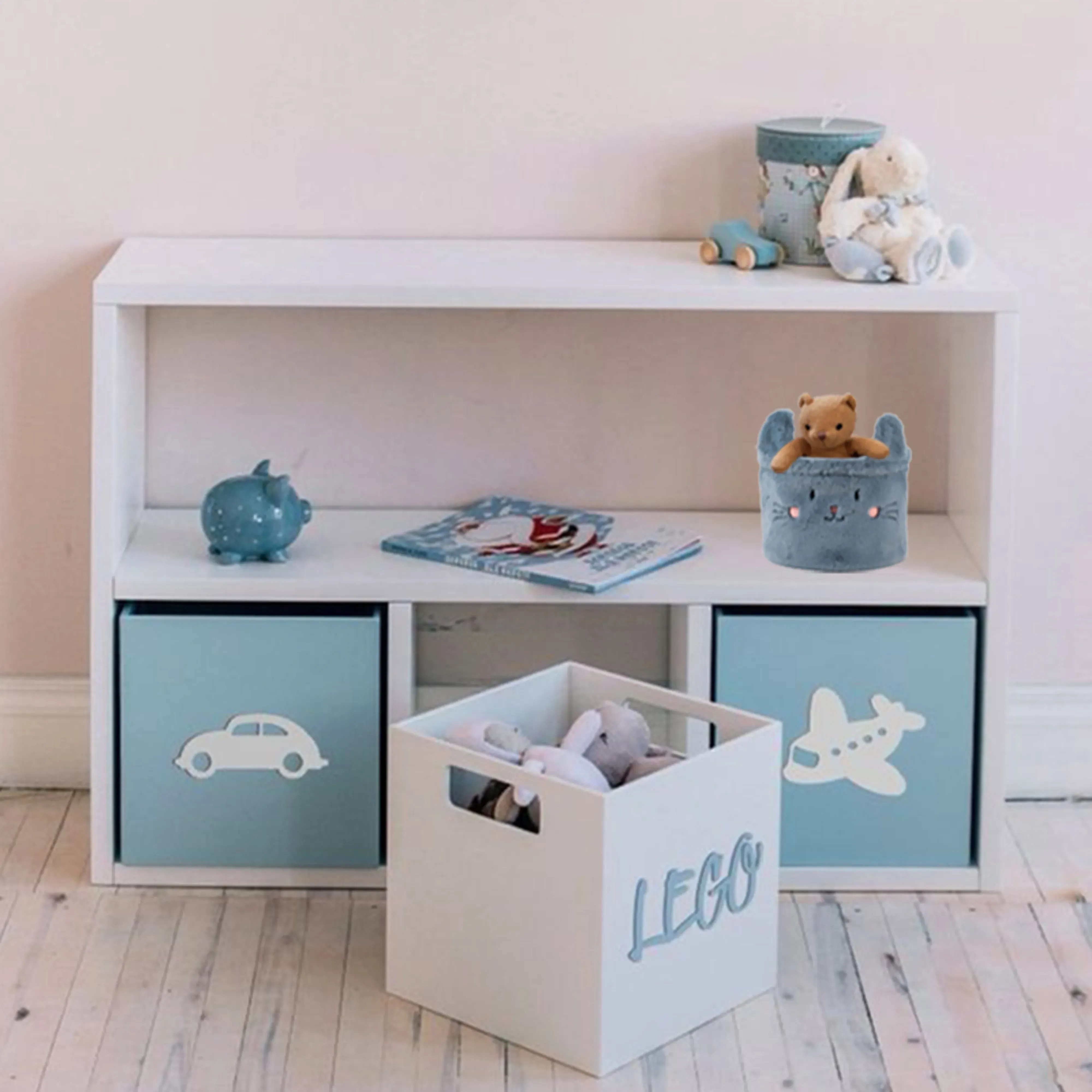 Кошик для зберігання Kite 3100 Cute Cat 20х16 см, плюшевий (K24-3100S-2)фото