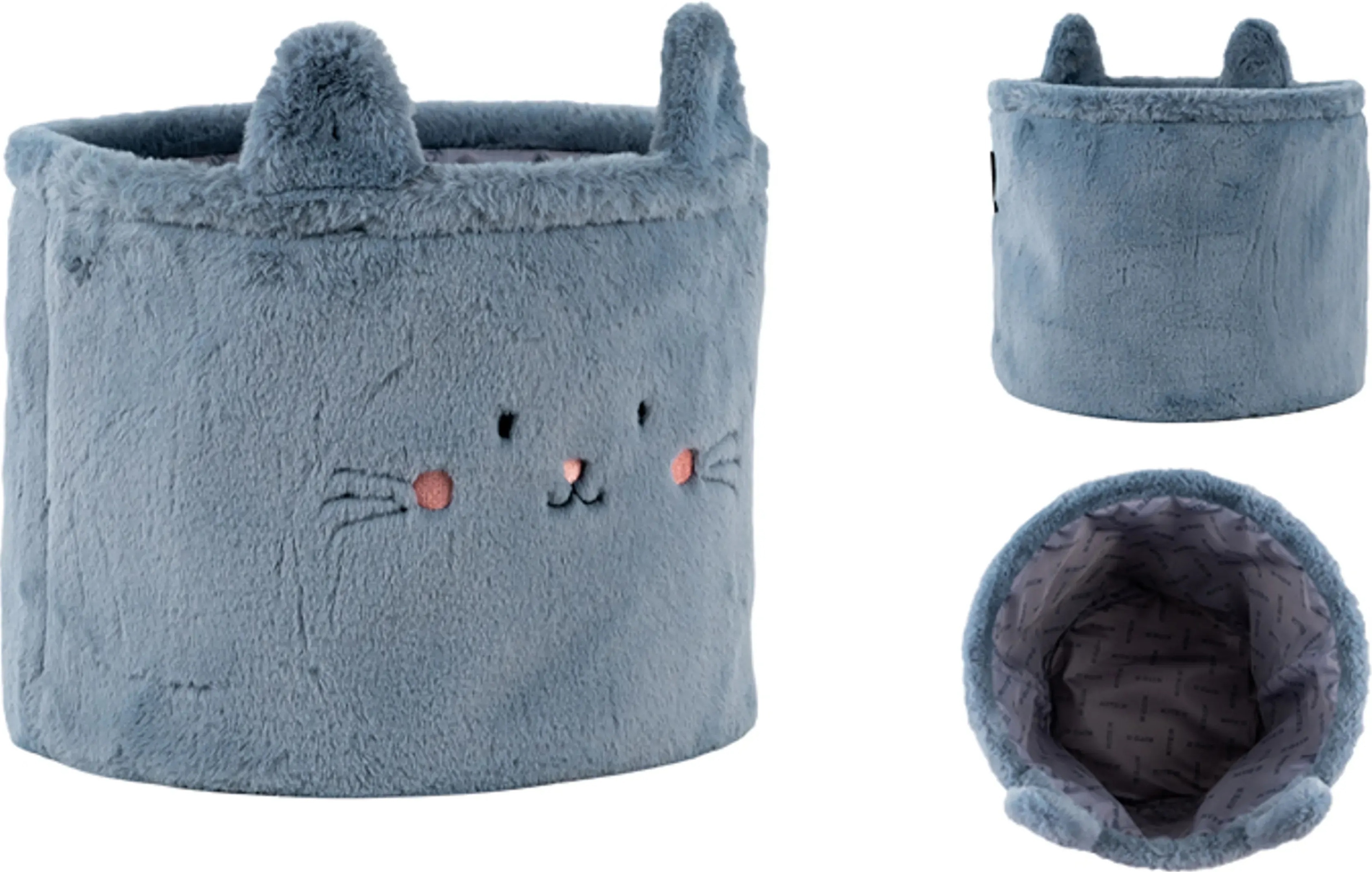 Кошик для зберігання Kite 3100 Cute Cat 30х25 см, плюшевий (K24-3100M-2)фото