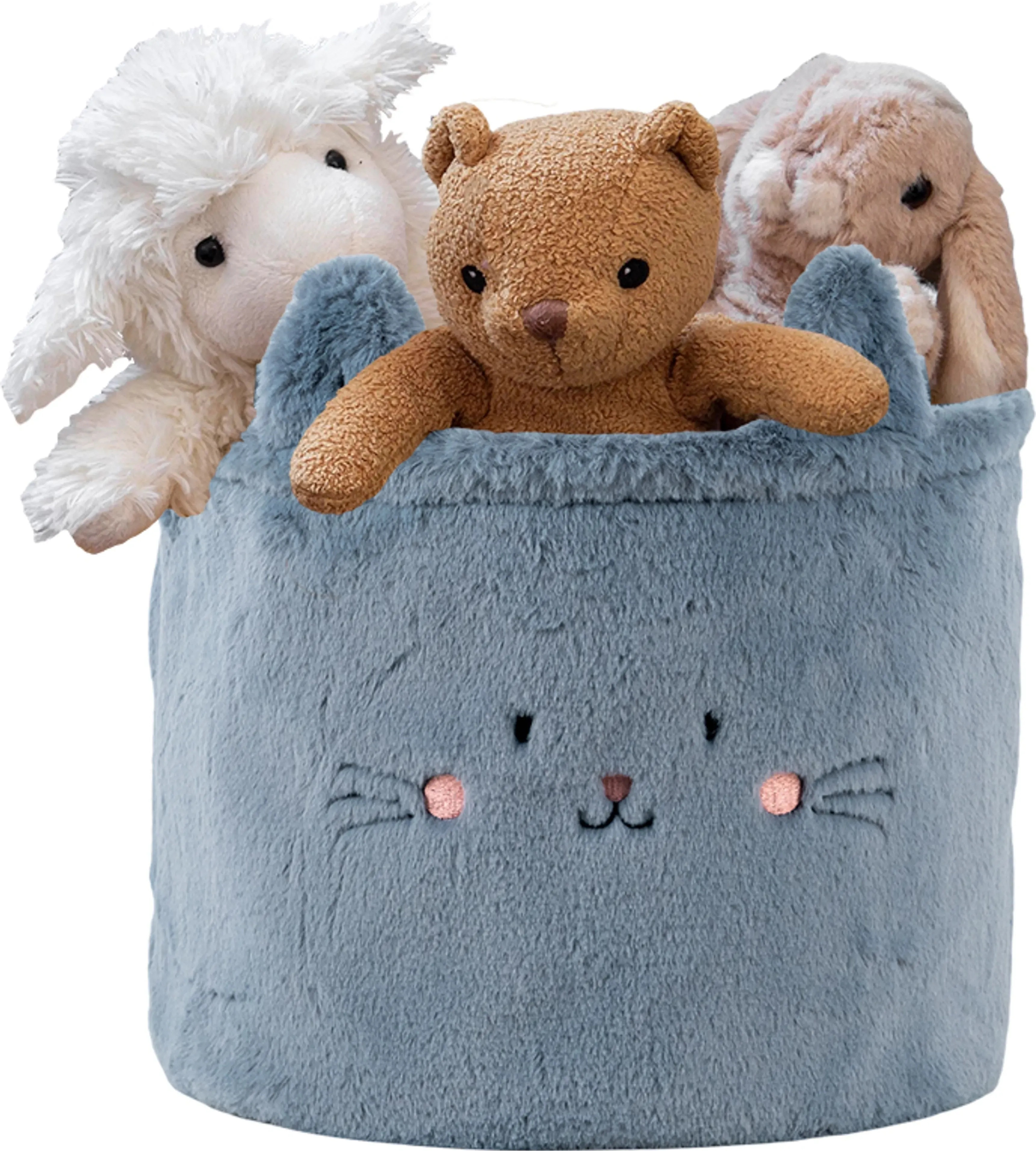 Кошик для зберігання Kite 3100 Cute Cat 30х25 см, плюшевий (K24-3100M-2)фото