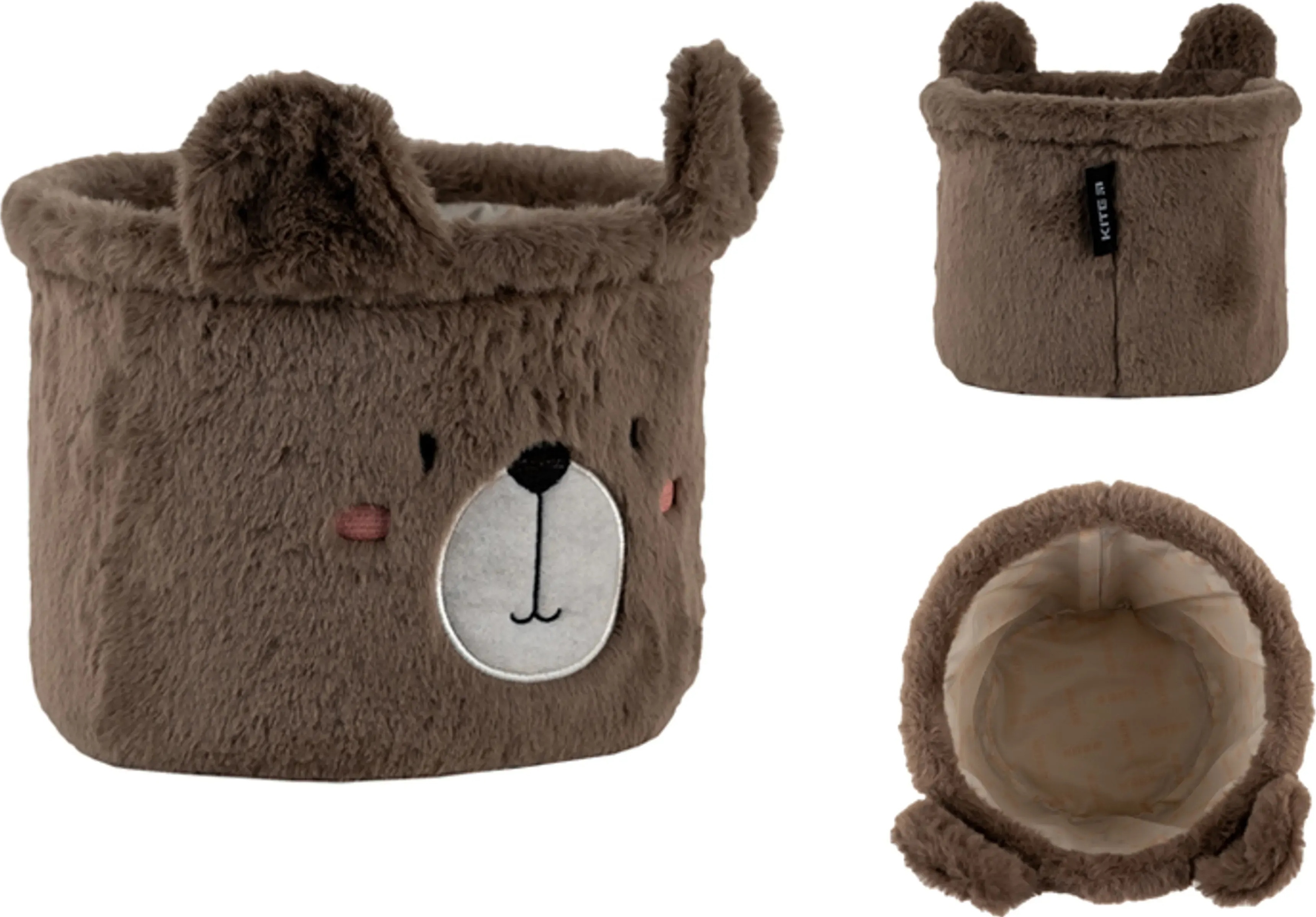 Кошик для зберігання Kite 3100 Sweet Bear 20х16 см, плюшевий (K24-3100S-3)фото