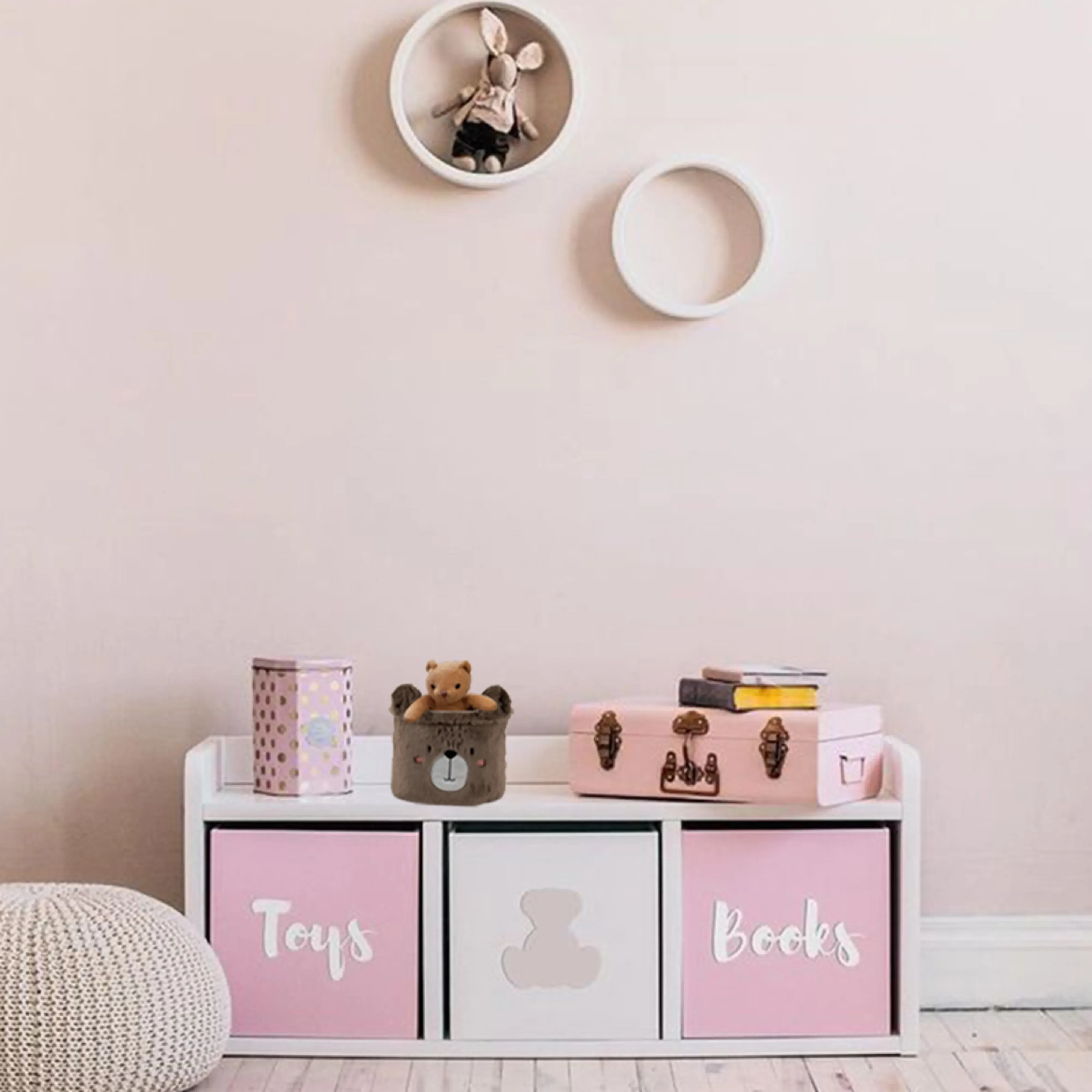 Кошик для зберігання Kite 3100 Sweet Bear 20х16 см, плюшевий (K24-3100S-3)фото