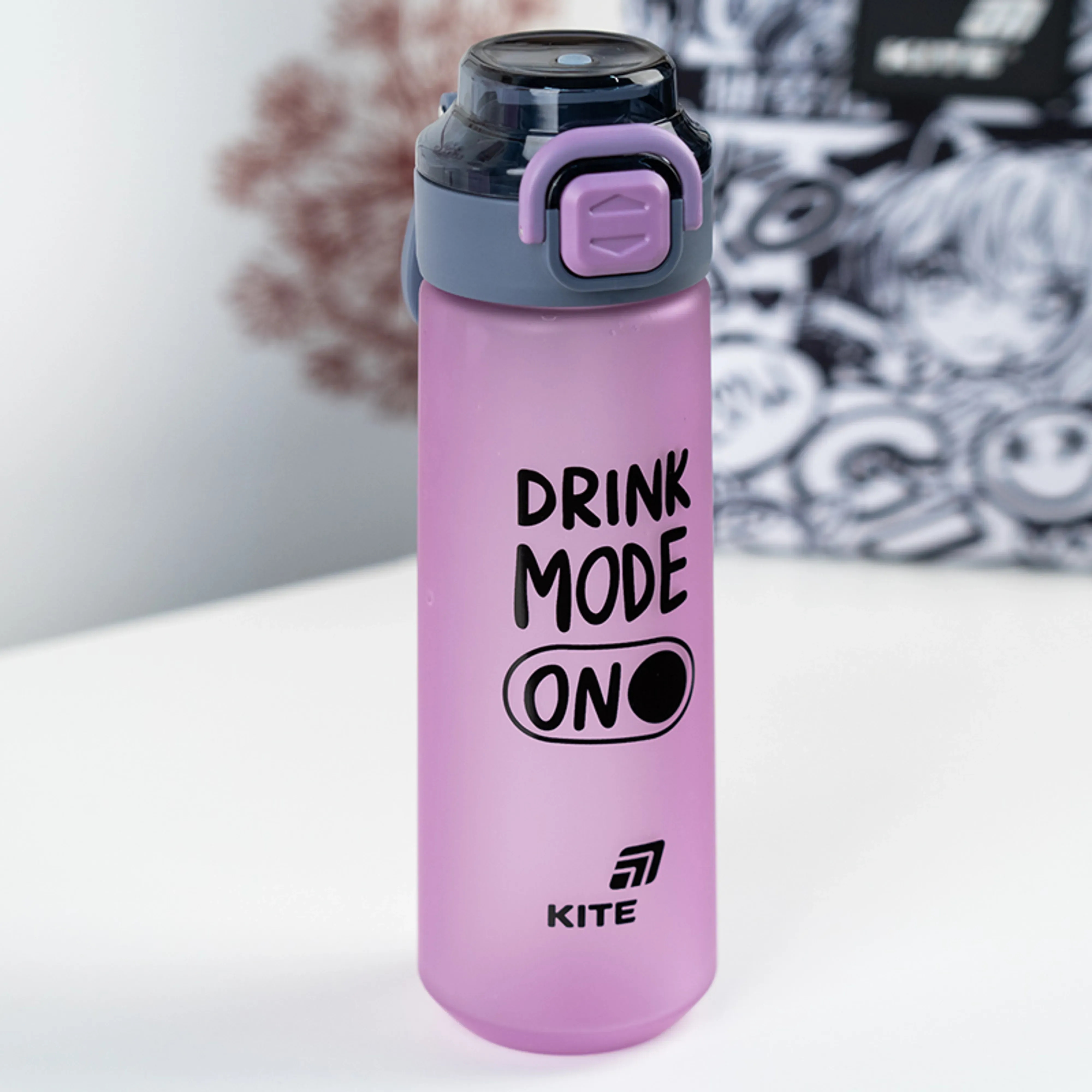 Бутылочка для воды Kite, 760 мл, фиолетовая (K25-1214-2) фото 