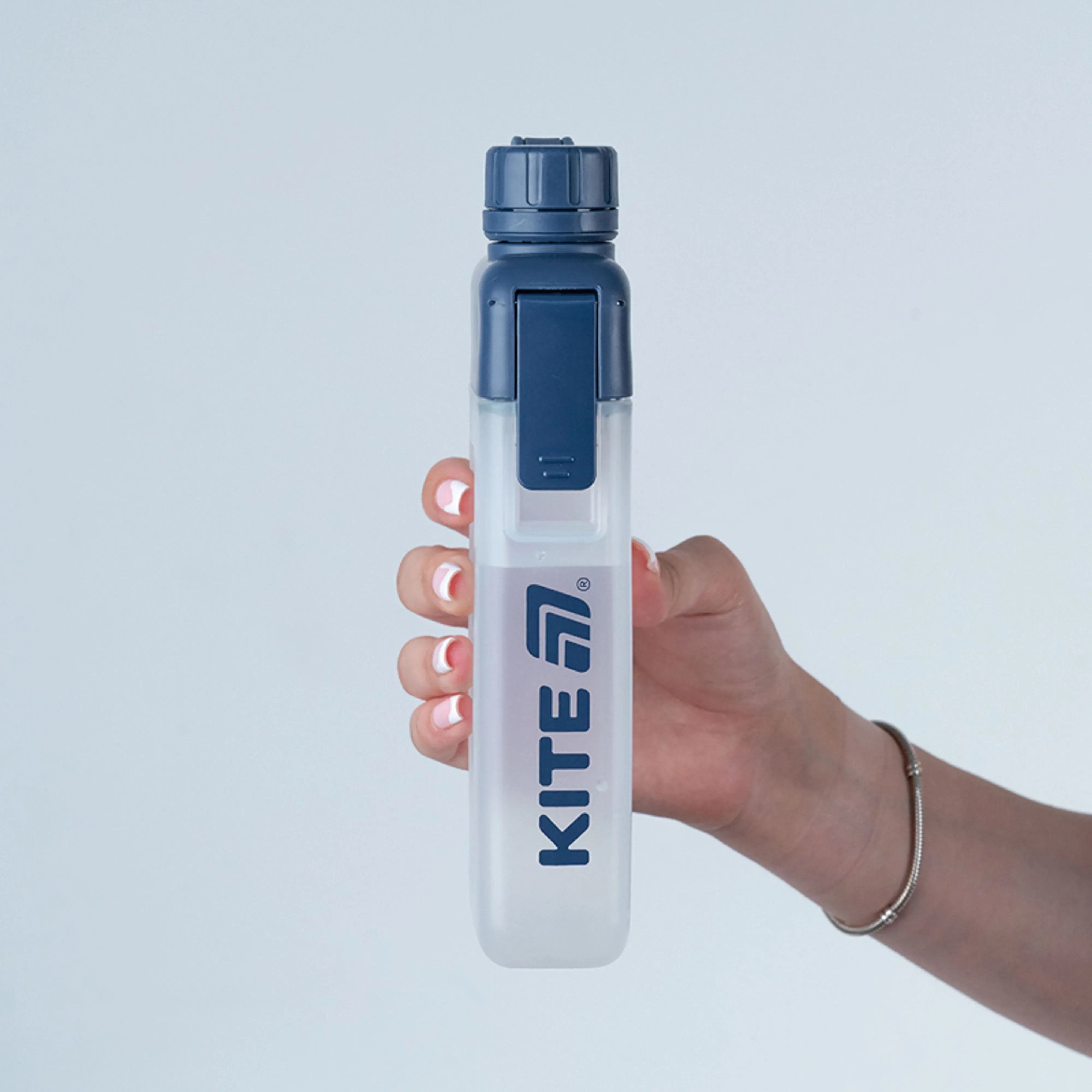 Бутылка для воды Kite, 450 мл, синяя (K25-1239-1) фото 