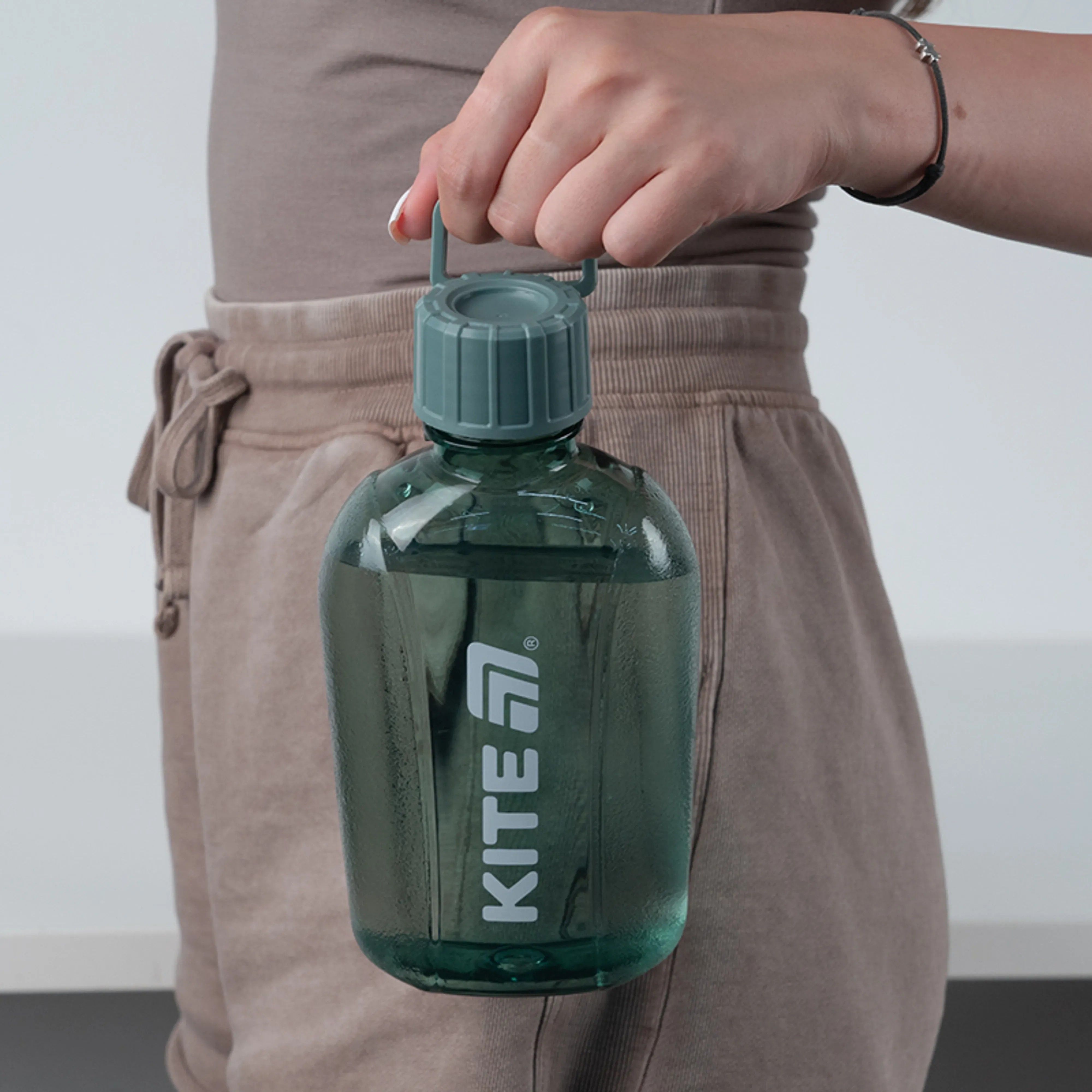 Бутылка для воды Kite, 650 мл, зеленая (K25-1240-2) фото 