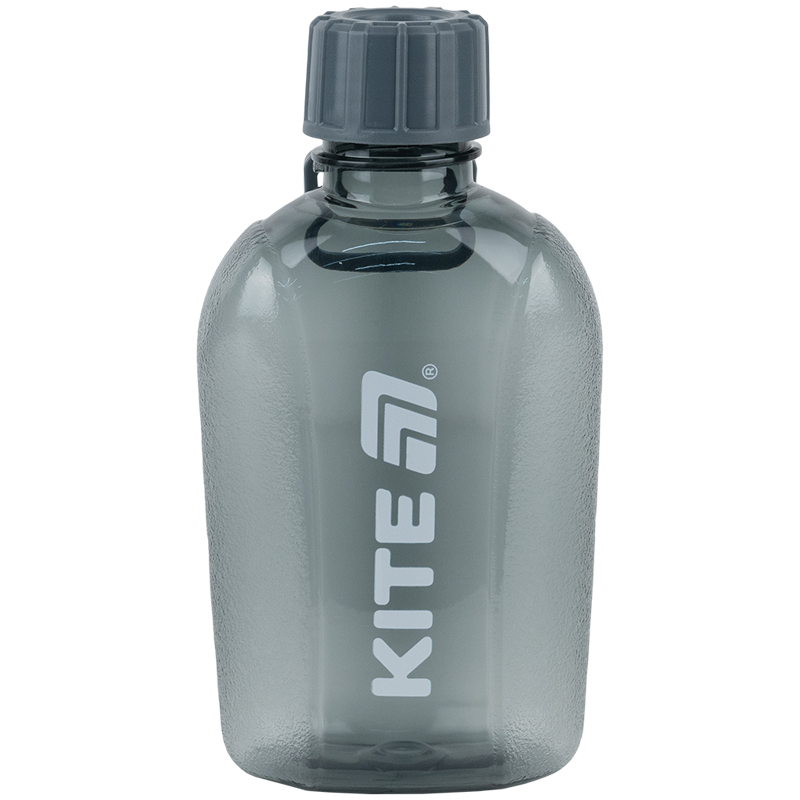 Бутылка для воды Kite, 650 мл, серая (K25-1240-1) фото