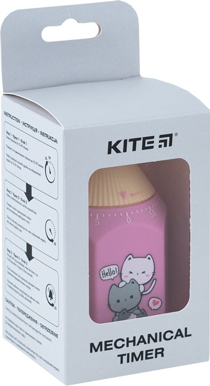 Таймер механічний Kite Cute Cats (K24-171-1)фото