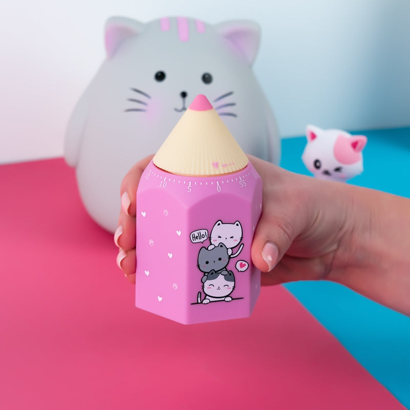 Таймер механічний Kite Cute Cats (K24-171-1)фото