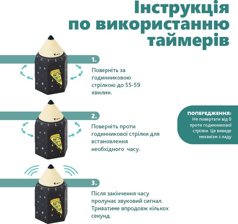 Таймер механический Kite Space (K24-171-2) фото 