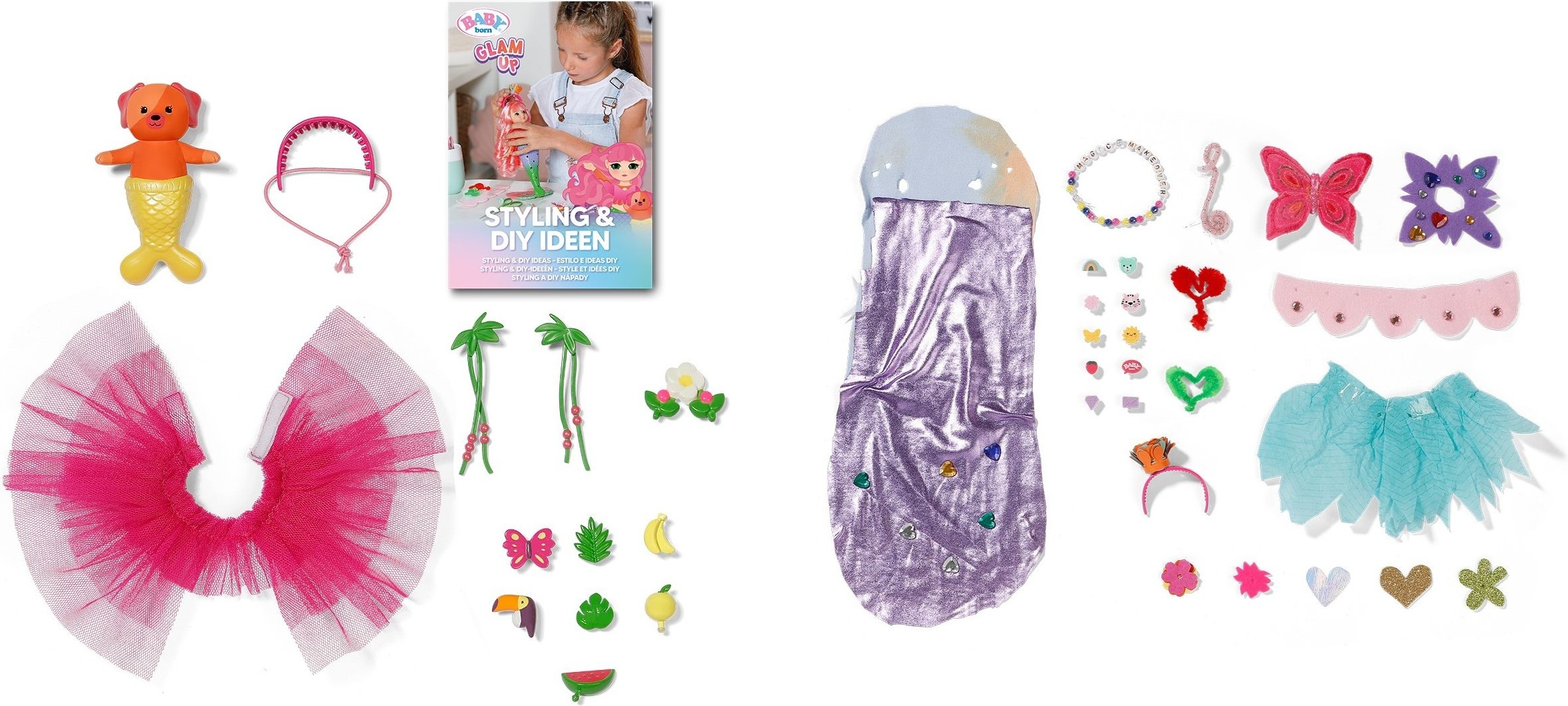 Кукла Baby Born серии Glam Up – Русалочка Саншайн (28 см) (871782) фото6