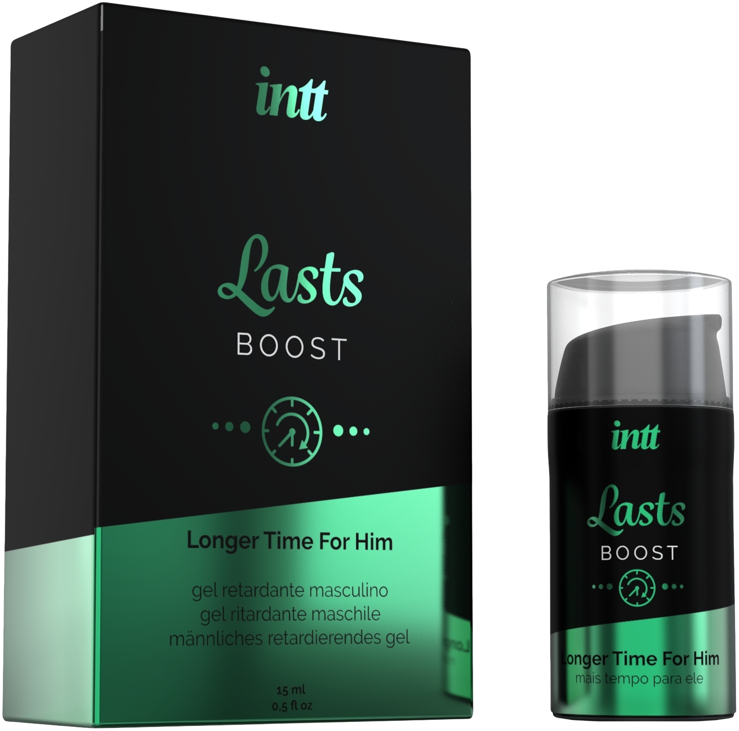 Інтимний гель-пролонгатор Intt Lasts Boost для чоловіків 15 млфото2