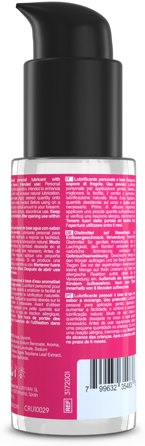 Лубрикант Crushious со вкусом клубники 50 мл фото 