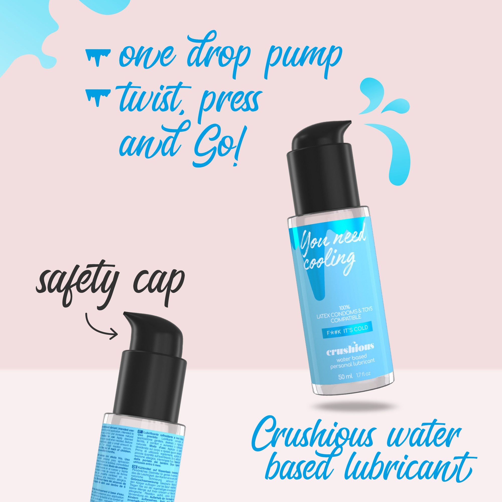 Лубрикант Crushious с охлаждающим эффектом 50 мл фото 