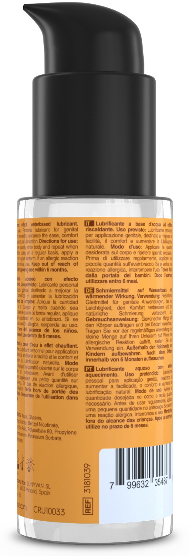 Лубрикант Crushious с согревающим эффектом 50 мл фото 