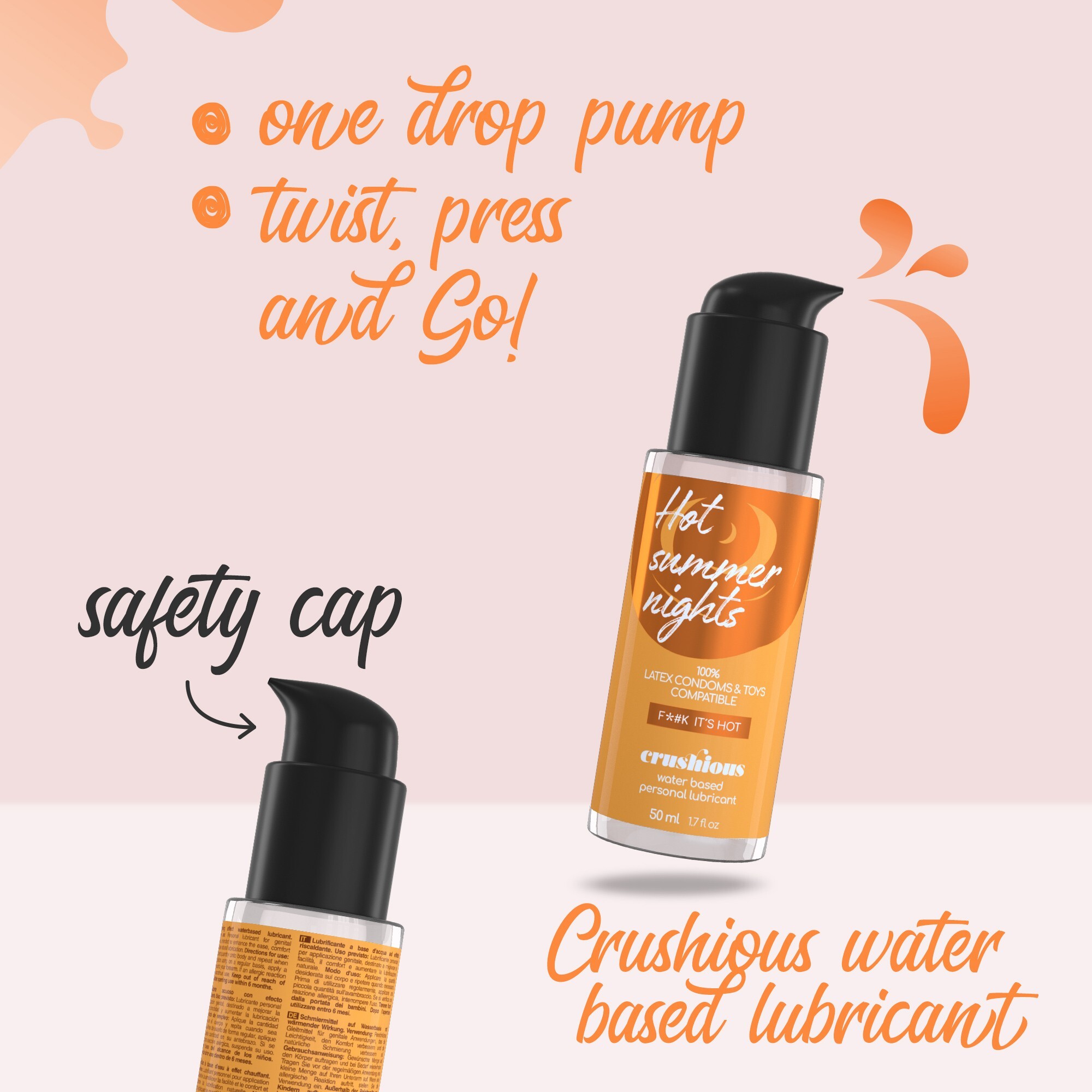 Лубрикант Crushious с согревающим эффектом 50 мл фото 