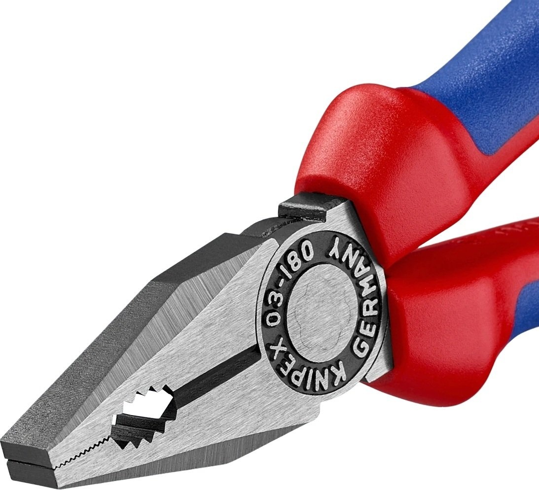Плоскогубцы комбинированные KNIPEX 180мм 0.254кг (03-02-180) фото 