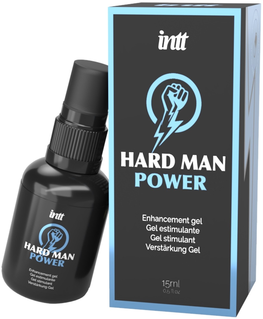 Стимулюючий гель Intt Hard Man Power для чоловіків 15 млфото2