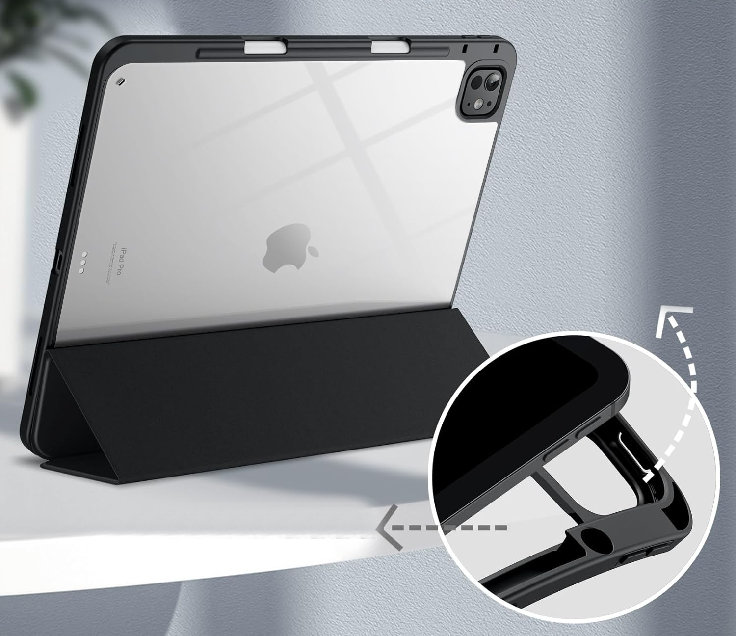 Чехол-книжка Soft Edge TPU BeCover с креплением Apple Pencil для