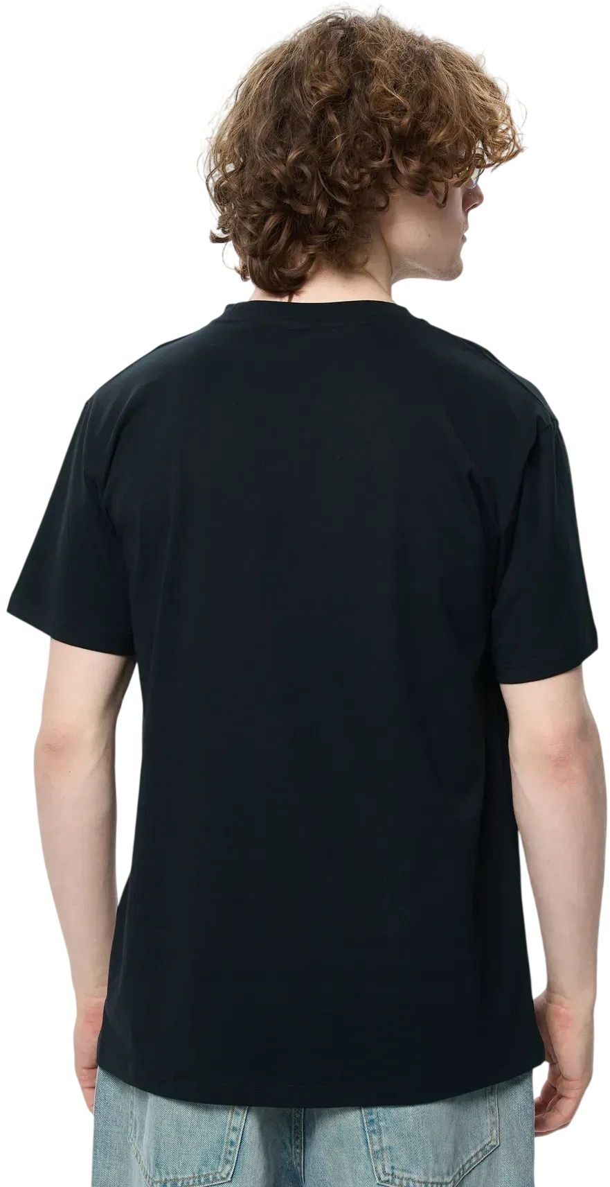 Футболка бавовняна чоловіча Roza 220501 4XL чорнафото