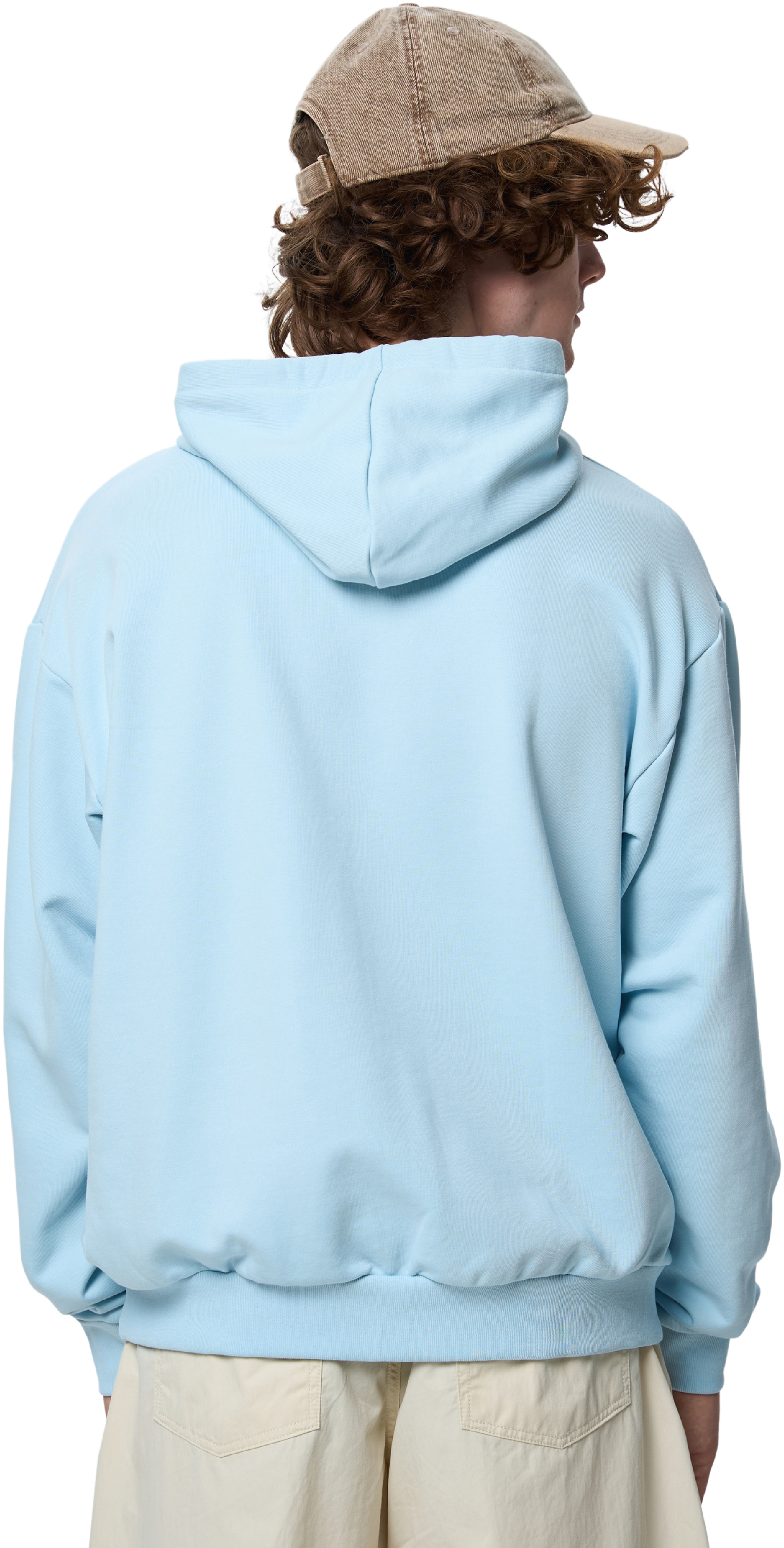 Худі на молнії чоловіче Roza 211140 L сіро-блакитнефото