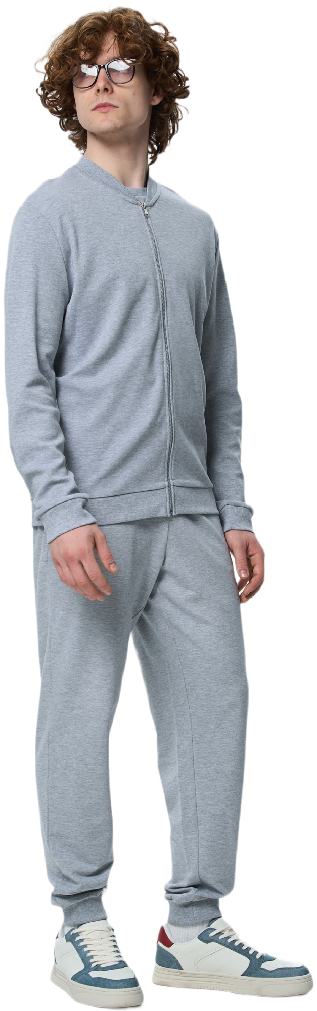 Штани-джогери чол Roza 200119 S сіріфото