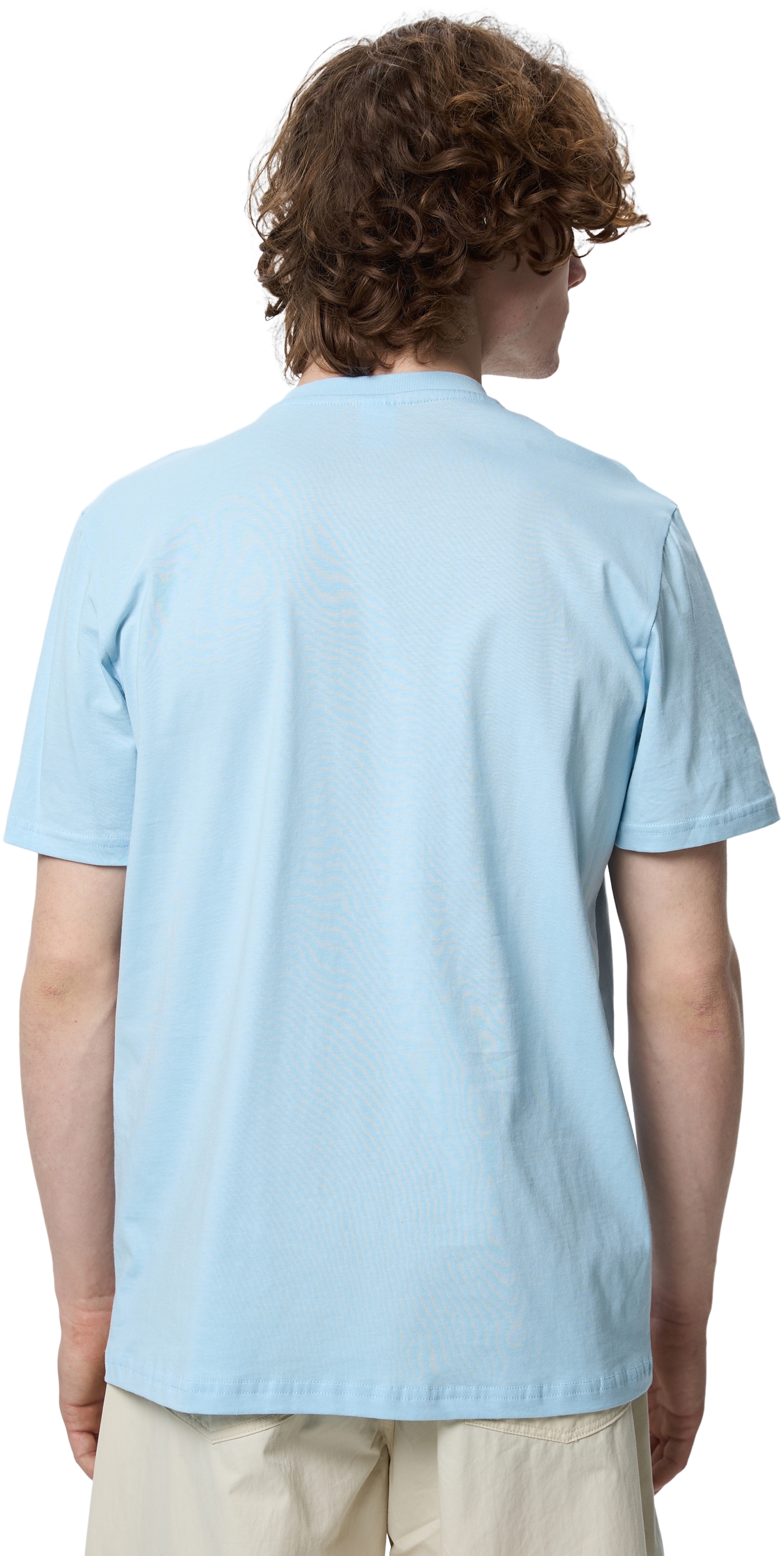 Футболка бавовняна чоловіча Roza 231101 S сіро-блакитнафото