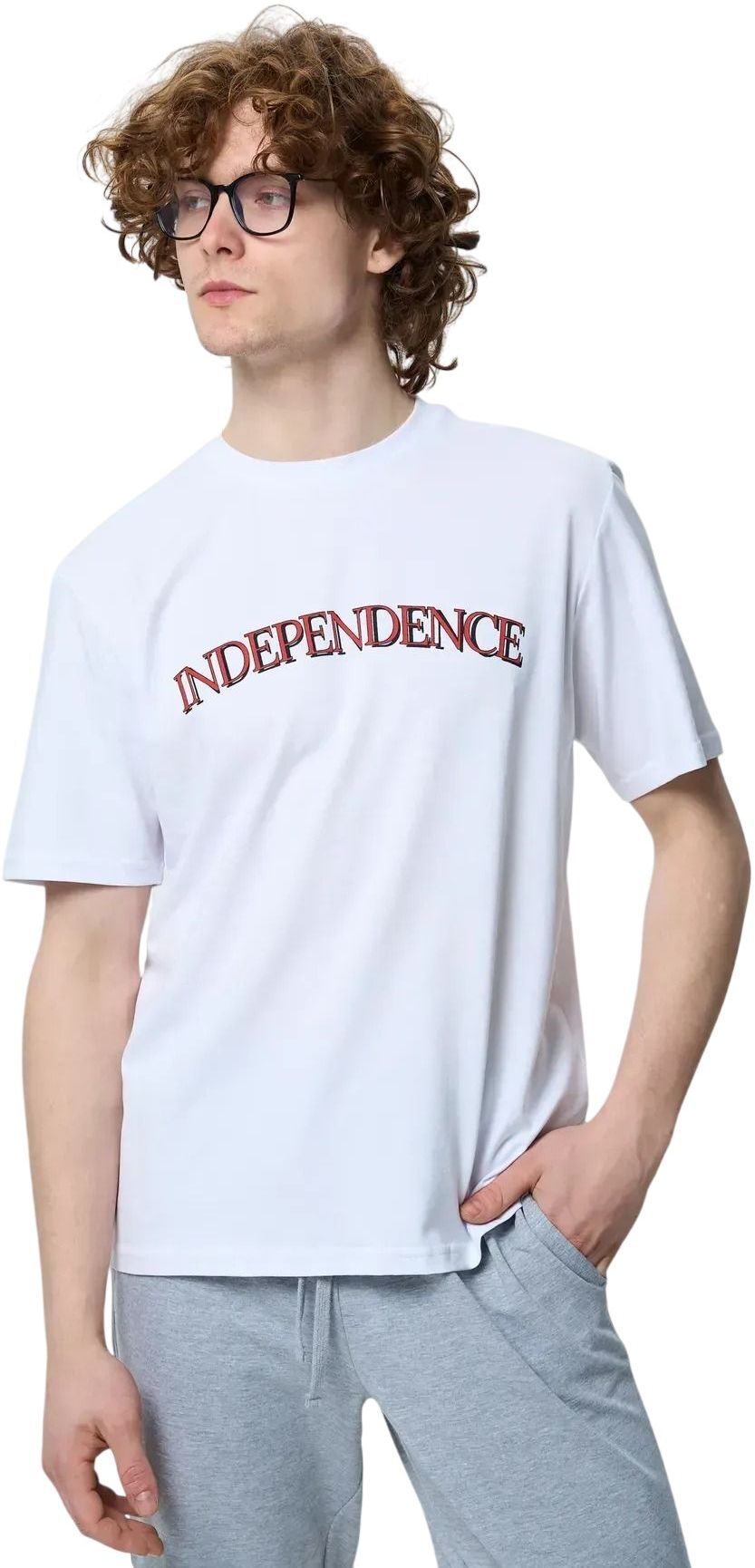 Футболка чоловіча Roza 220913 2XL білафото