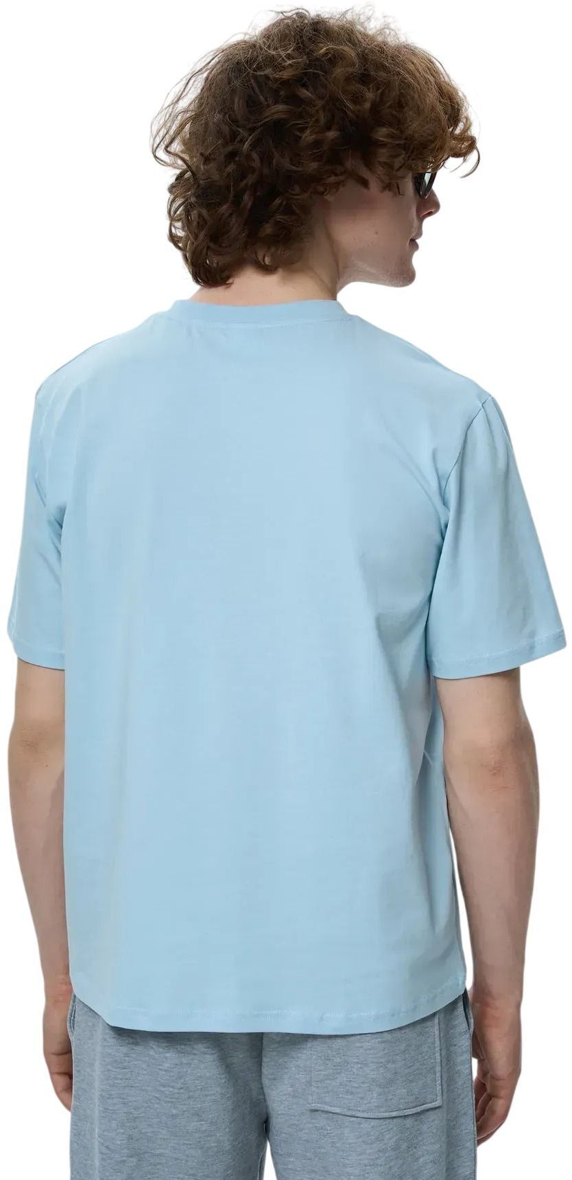 Футболка чоловіча Roza 220913 XL сіро-блакитнафото