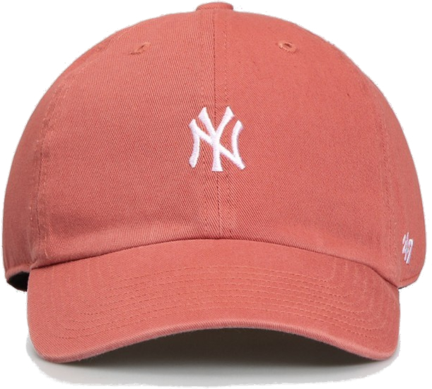 Кепка 47 Brand Ny Yankees Base Runner B-BSRNR17GWS-IRA One Size коралова фото2