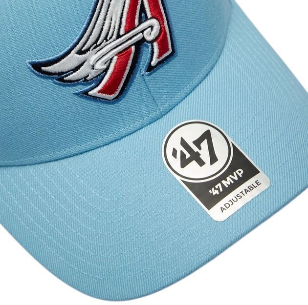 Кепка 47 Brand La Angels Cooperstown MVP04WBV-CO61 блакитна фото4