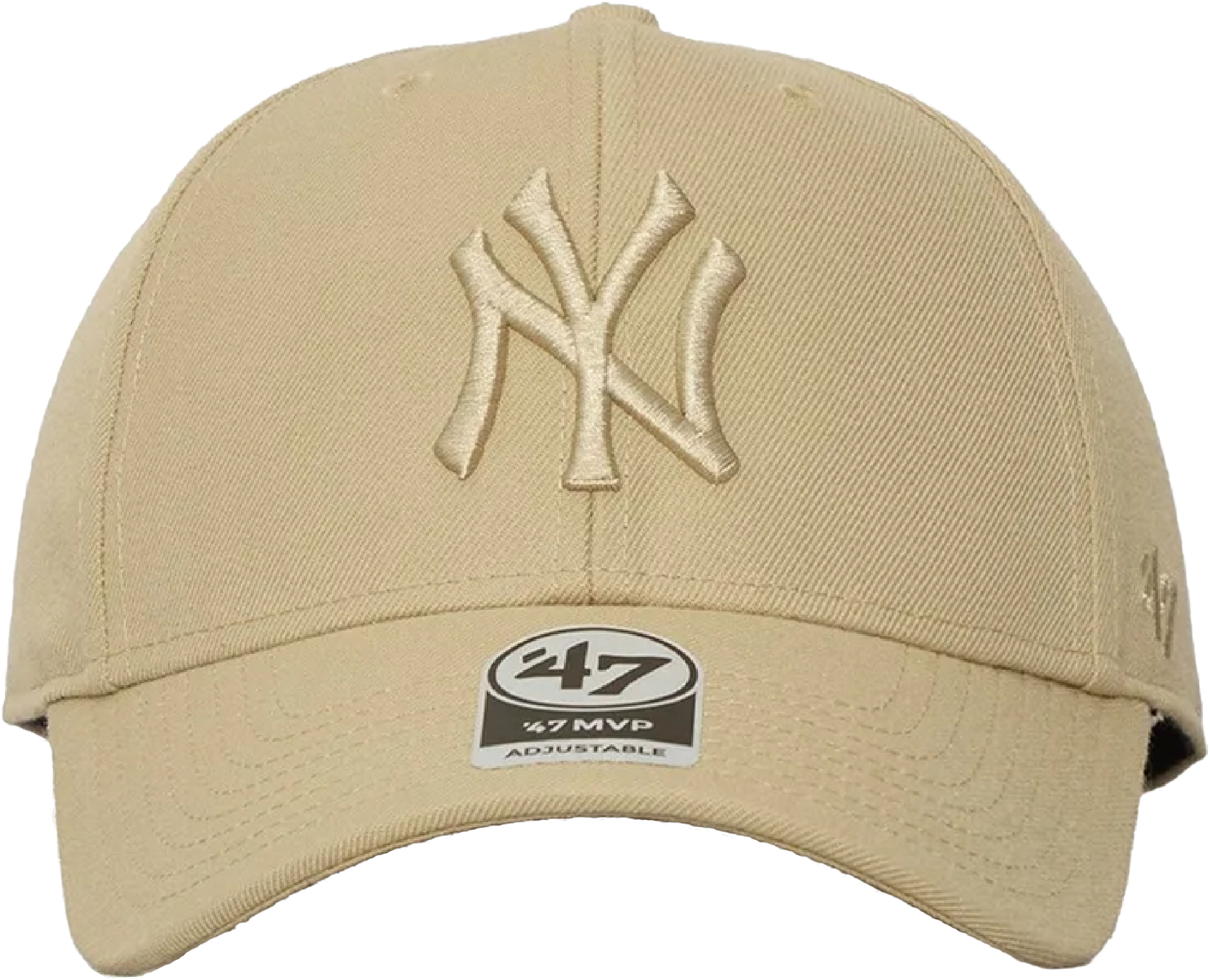 Кепка 47 Brand Brand New York Yankees MVPSP17WBP-KHQ бежева фото2