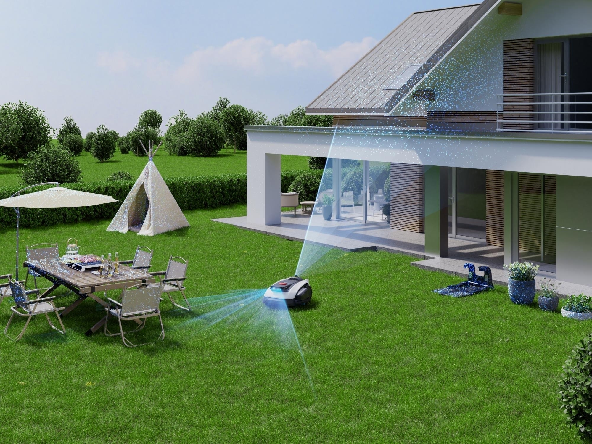 Робот-газонокосилка ECOVACS GOAT O1200 LIDAR PRO (MR2508) фото 