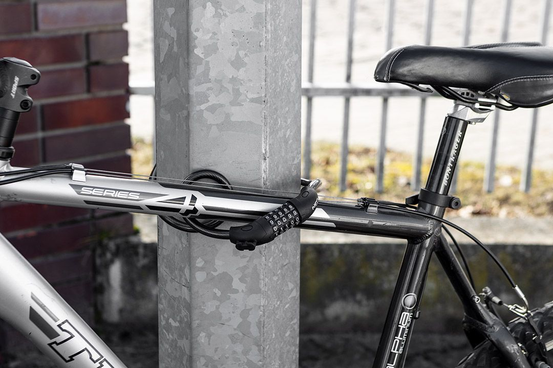 Замок протиугінний кодований Neo Tools, 120ммх12мм, чорнийфото