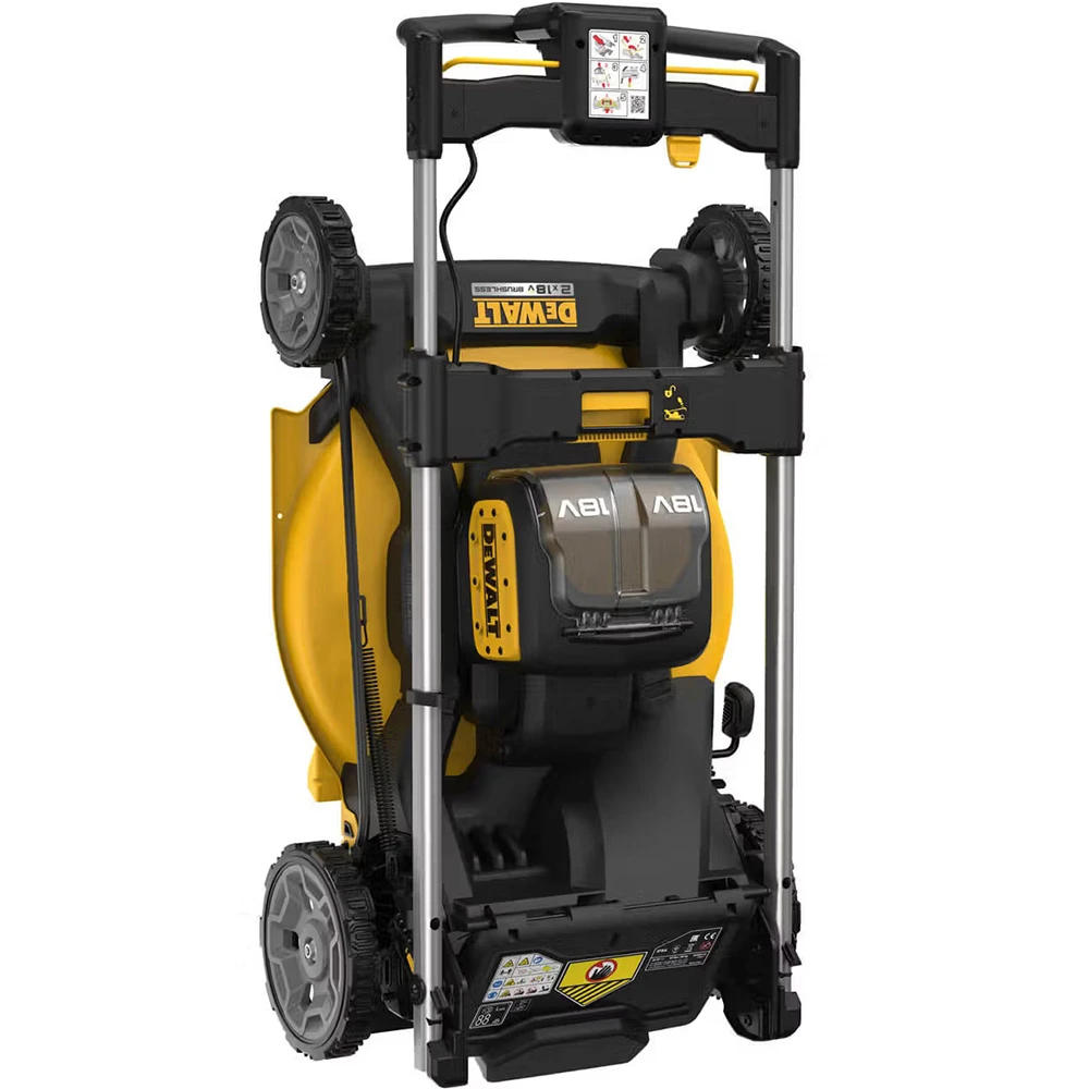 Газонокосилка аккумуляторная DeWalt 2х18В 53см 67л 25-102мм 28кг без АКБ и ЗУ фото 14