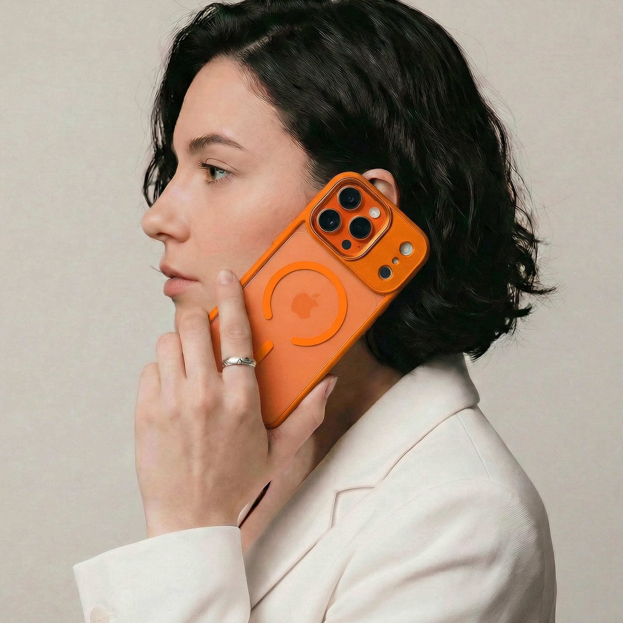 Чехол ArmorStandart Unit-C MagCase для Apple iPhone 17 Pro Orange (ARM86624) фото 