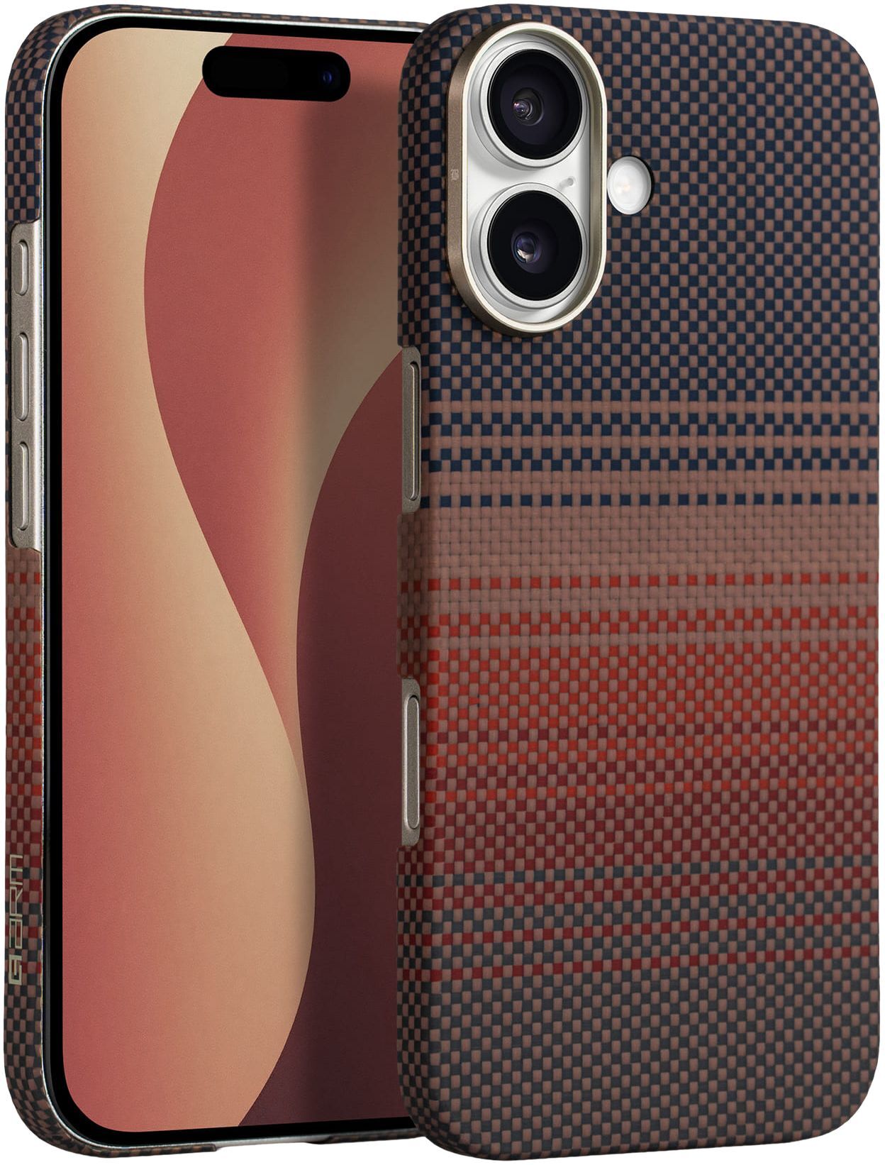 Чехол ArmorStandart BlackIcon Kevlar MagCase для Apple iPhone 17 Sunset (ARM90153) фото 2