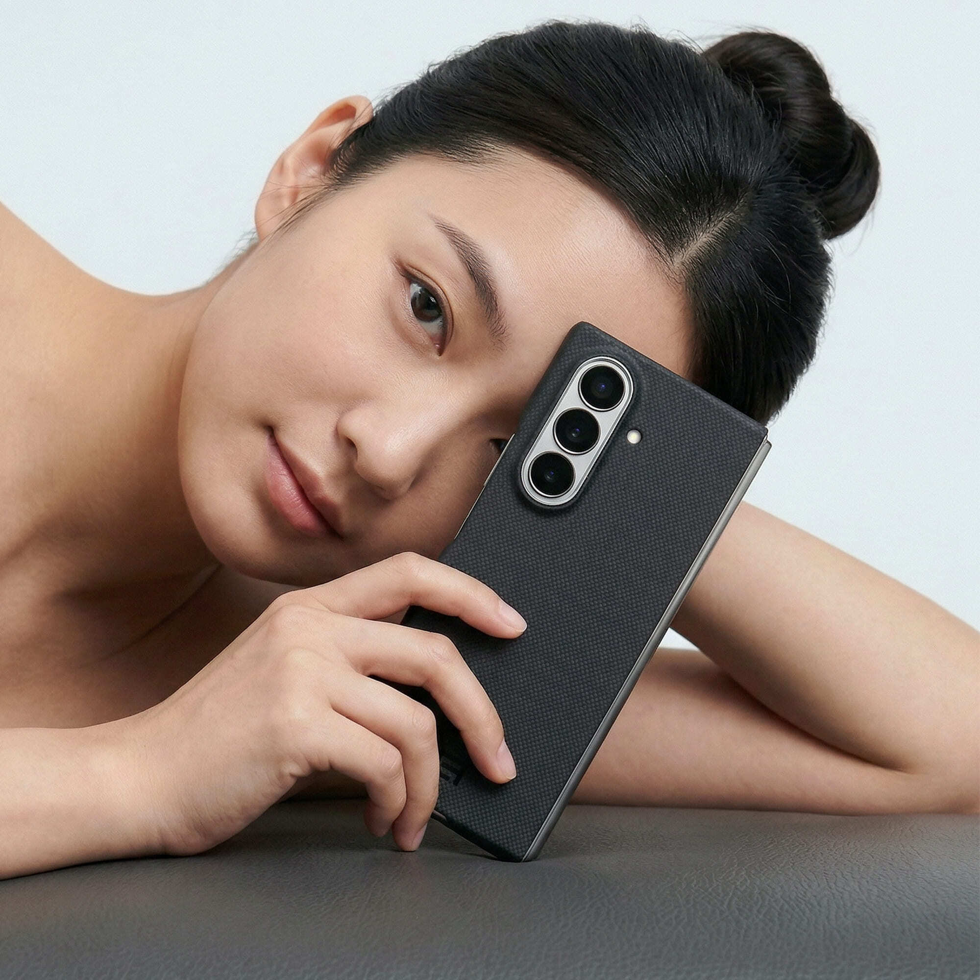 Чехол ArmorStandart BlackIcon Aramid Plain MagCase для Samsung Fold 7 Black (ARM90167) фото 10